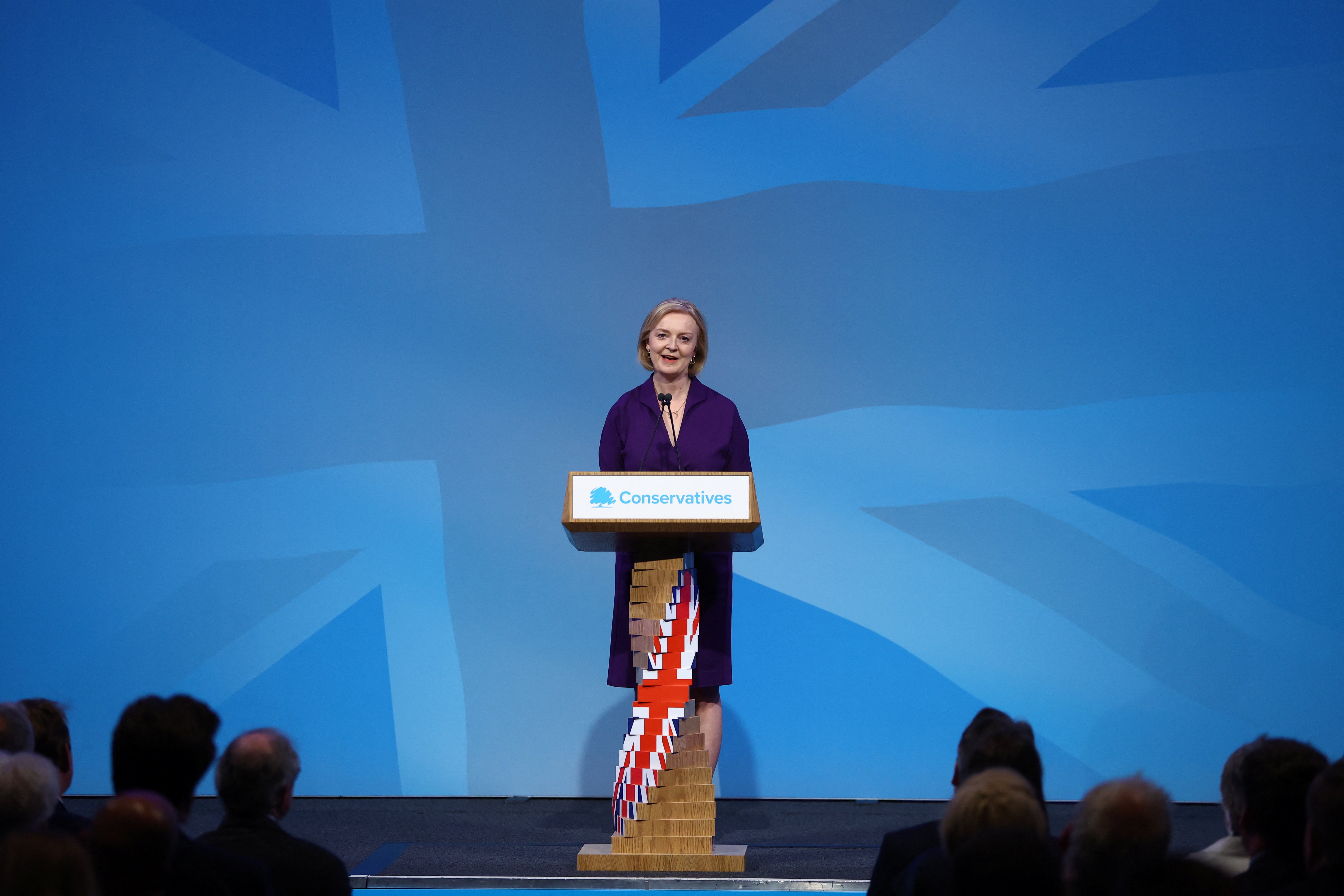 Liz Truss announced as next UK PM following Conservative membership ballot, in London