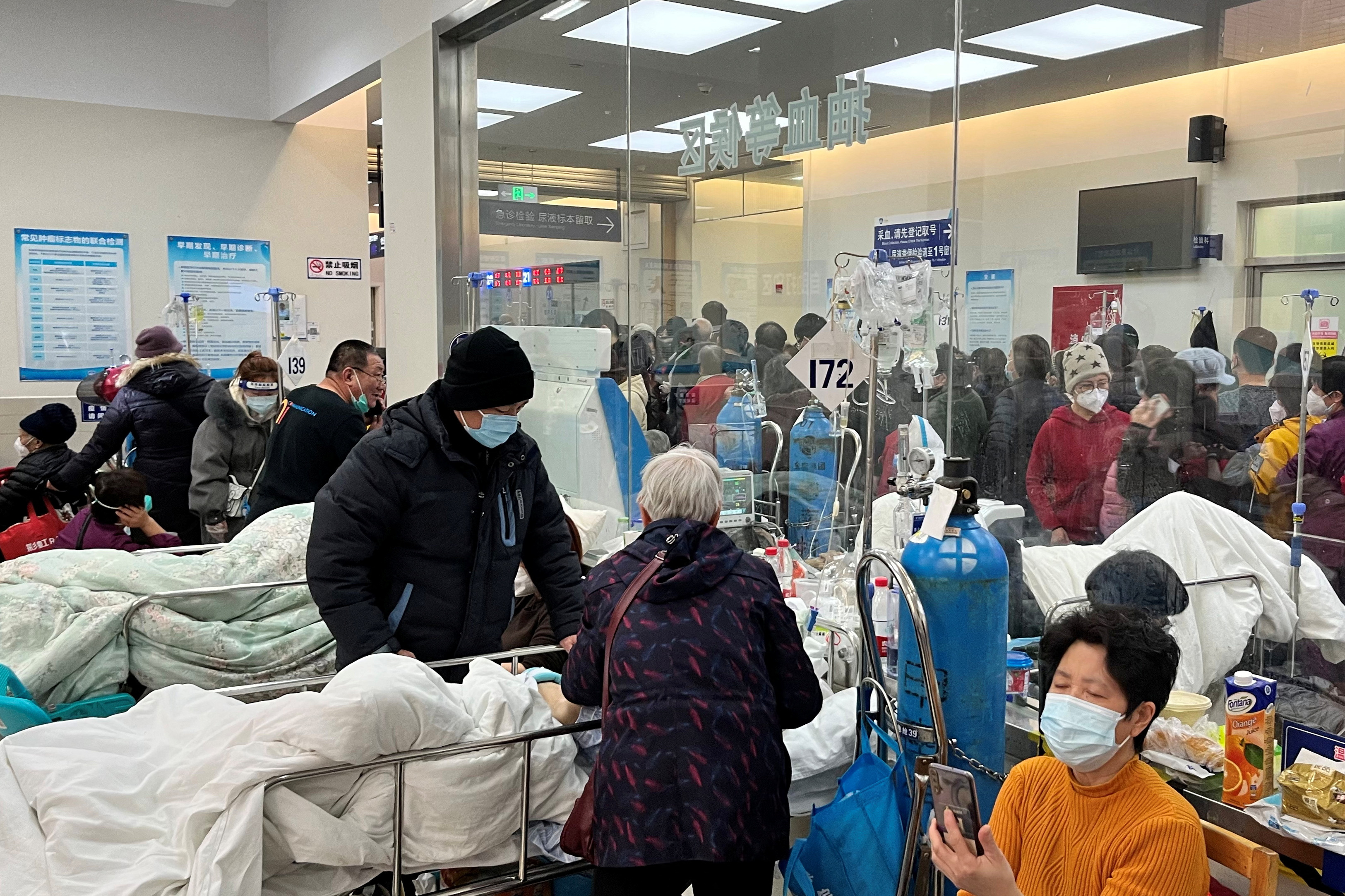 Hospital amid COVID-19 outbreak in Shanghai