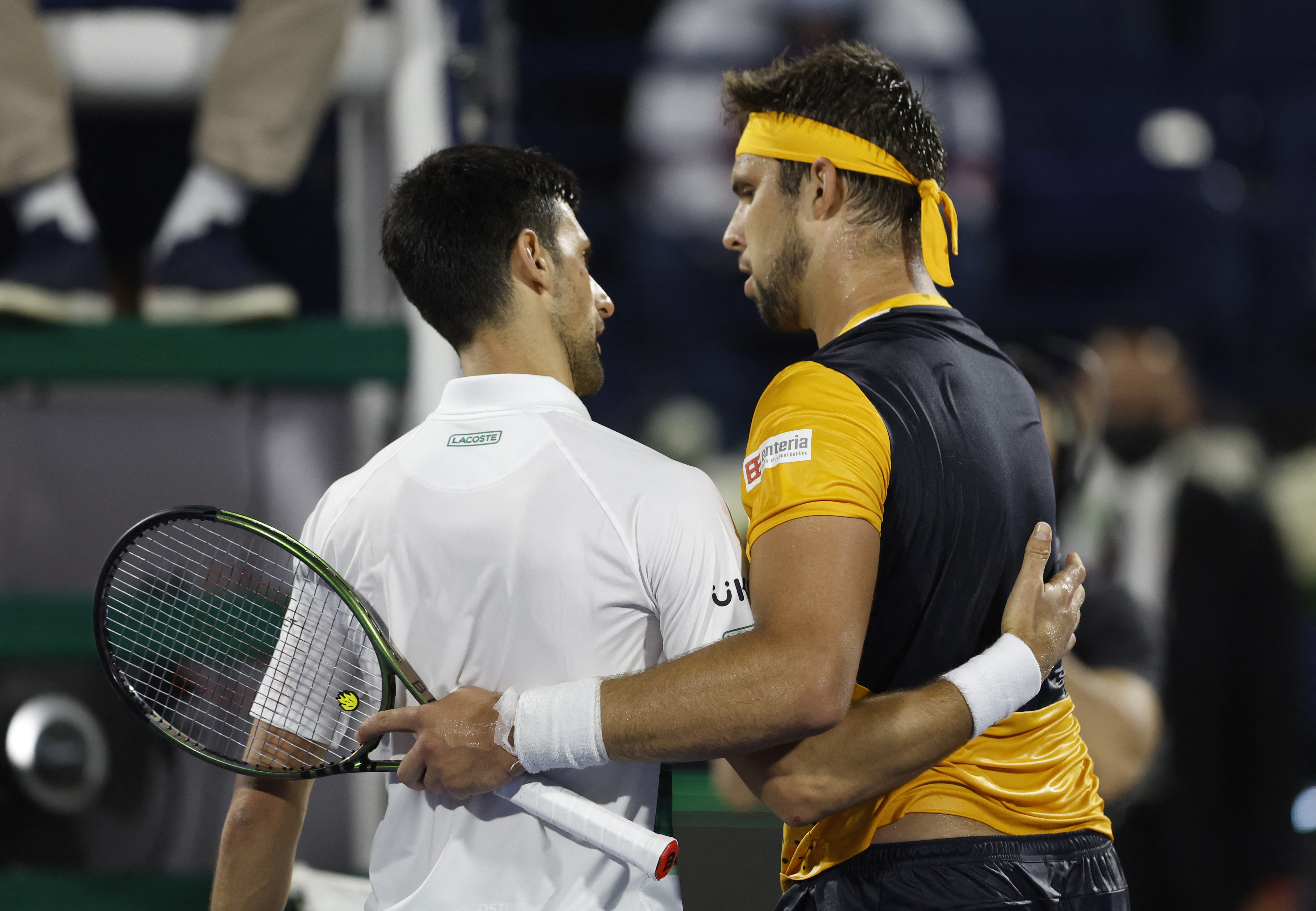 Flawless Djokovic enters Dubai semi-finals - Rediff.com