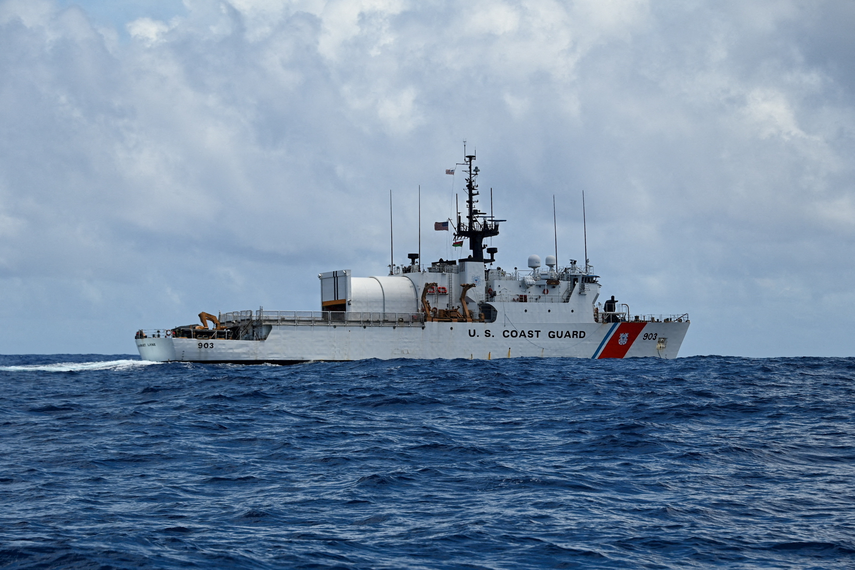US Coast Guard says boardings of Chinese fishing vessels in South Pacific  legal