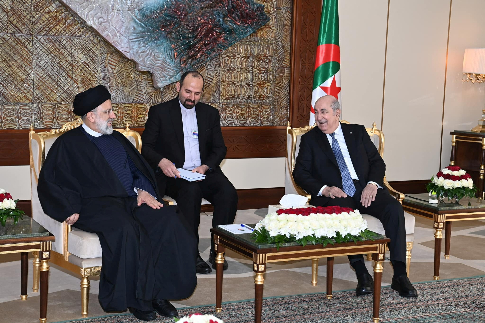 Iran's president discusses Gaza with Algerian counterpart