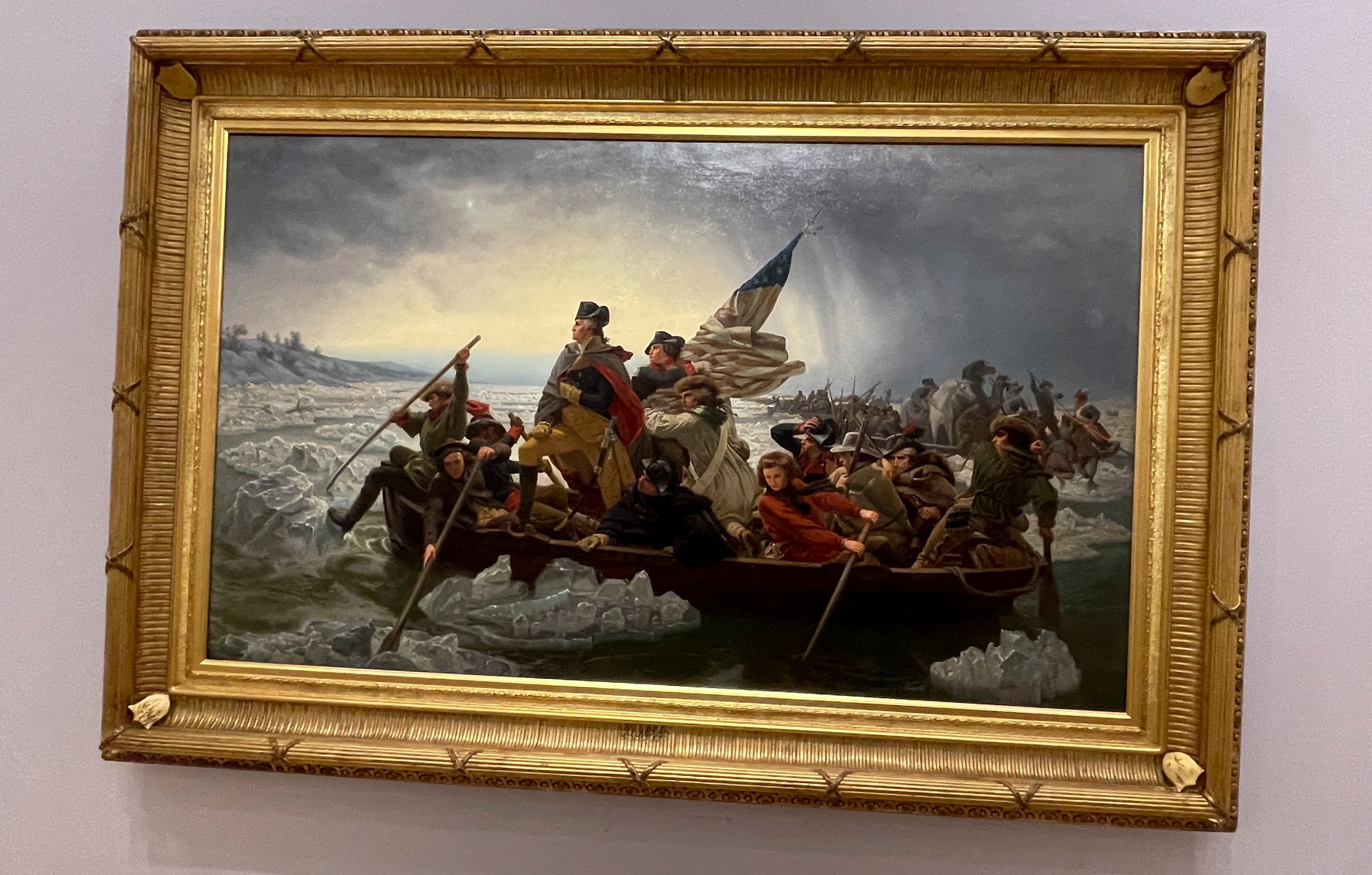La pintura 'Washington Crossing the Delaware' se subastará en Christie's en Nueva York