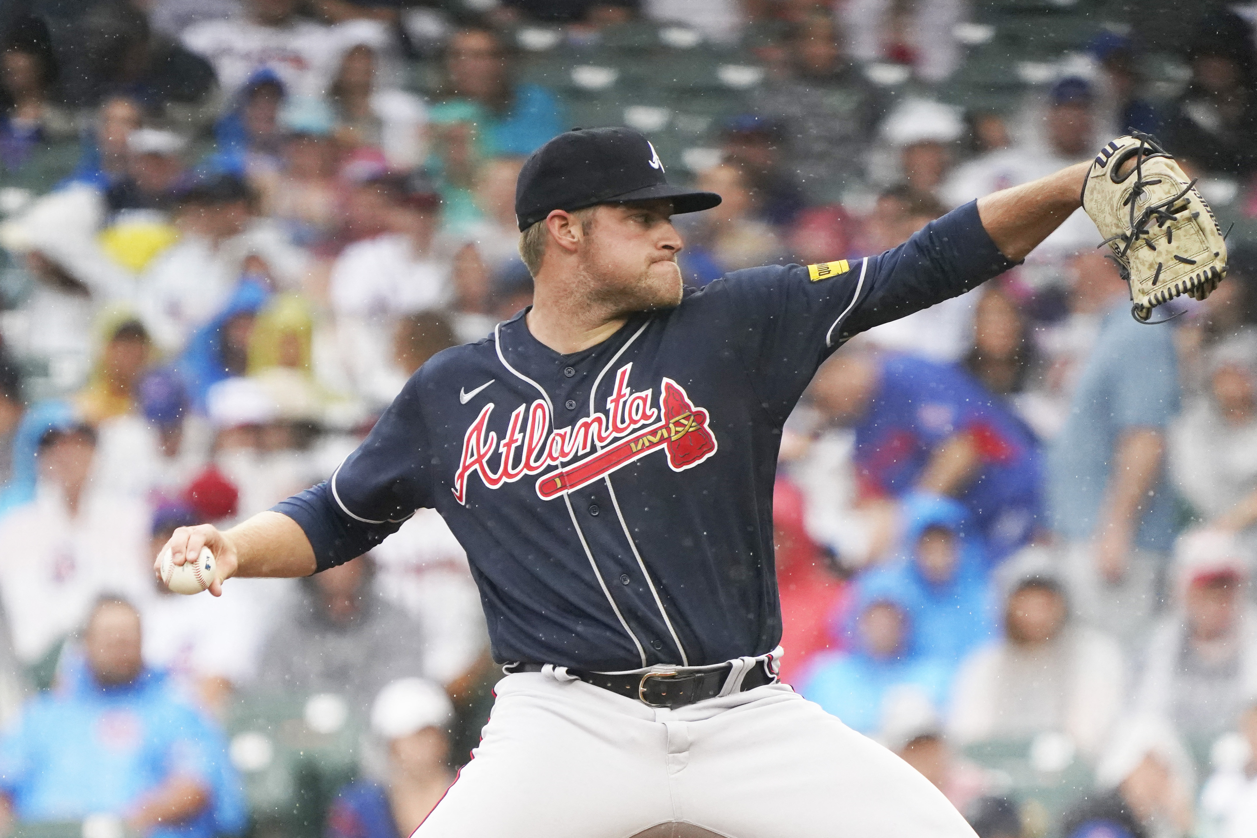 Swanson and Candelario go deep as the Cubs hold off the Braves 8-6 at rainy  Wrigley - ABC News