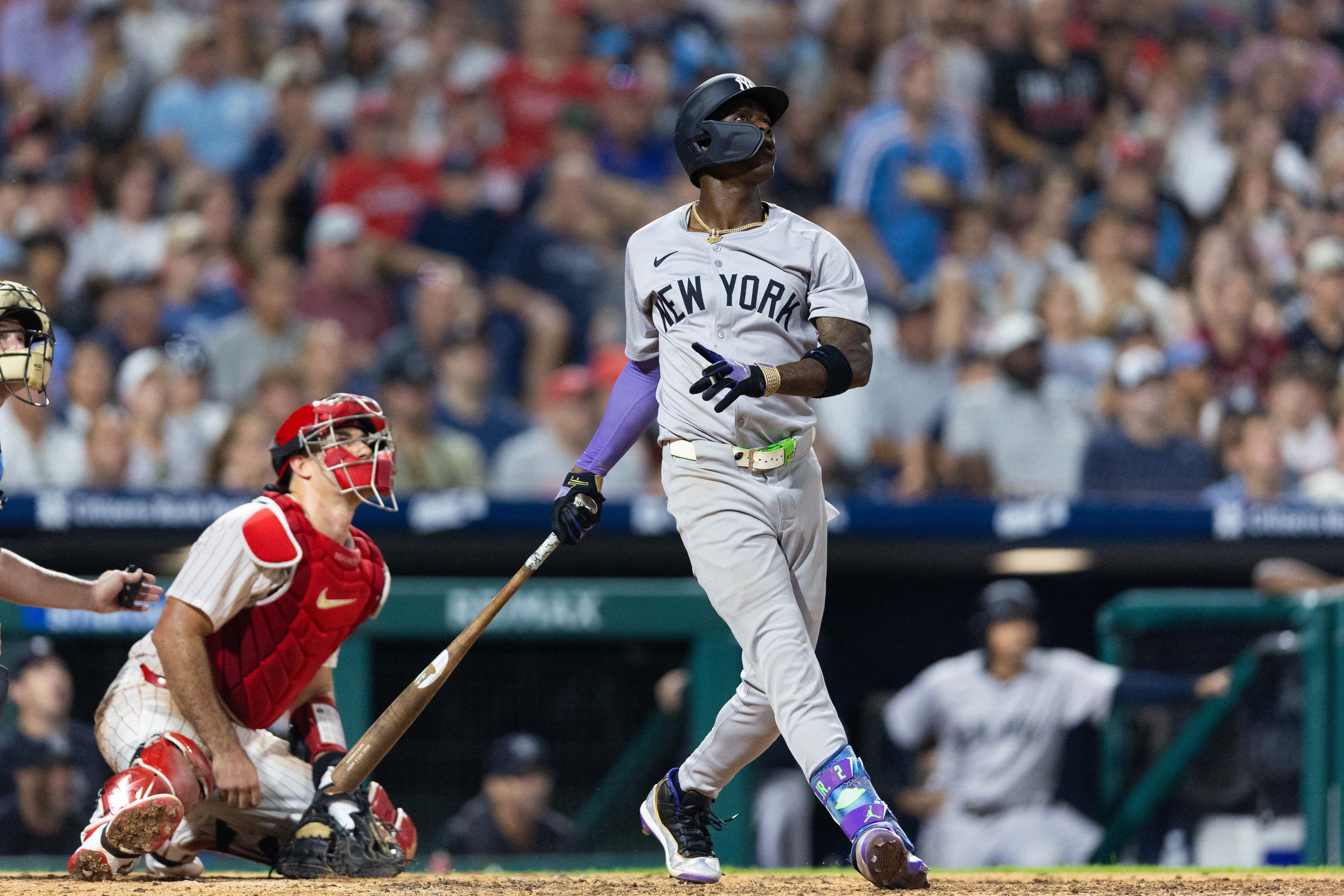 Jazz Chisholm Jr. keeps powering up Yankees vs. Phillies | Reuters