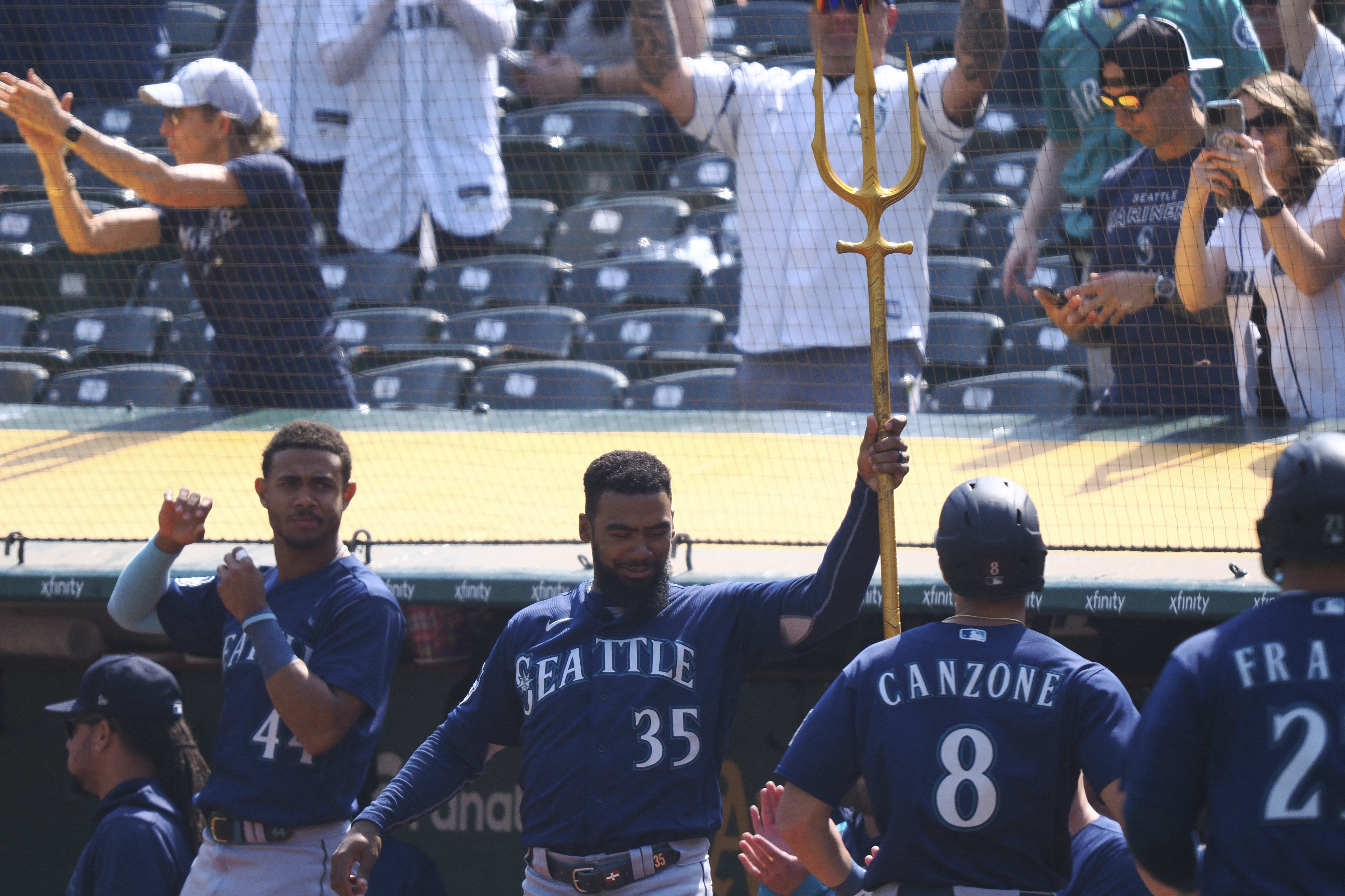 3 Up, 3 Down: Cal Raleigh Brings It Around Town as Seattle Mariners Defeat  Oakland Athletics, 8-6 - Sports Illustrated Seattle Mariners News, Analysis  and More