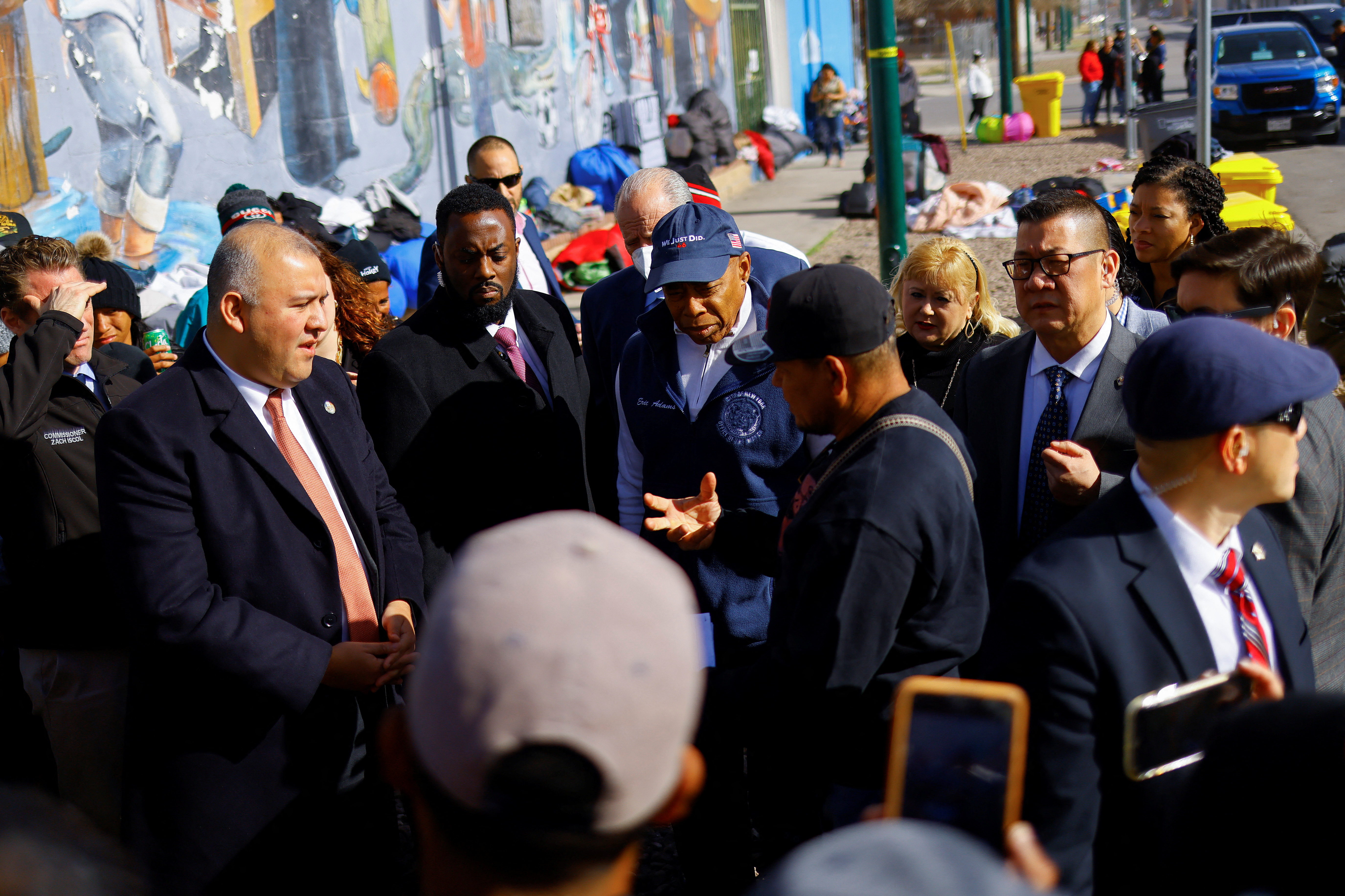 New York City Mayor Eric Adams visits El Paso, Texas