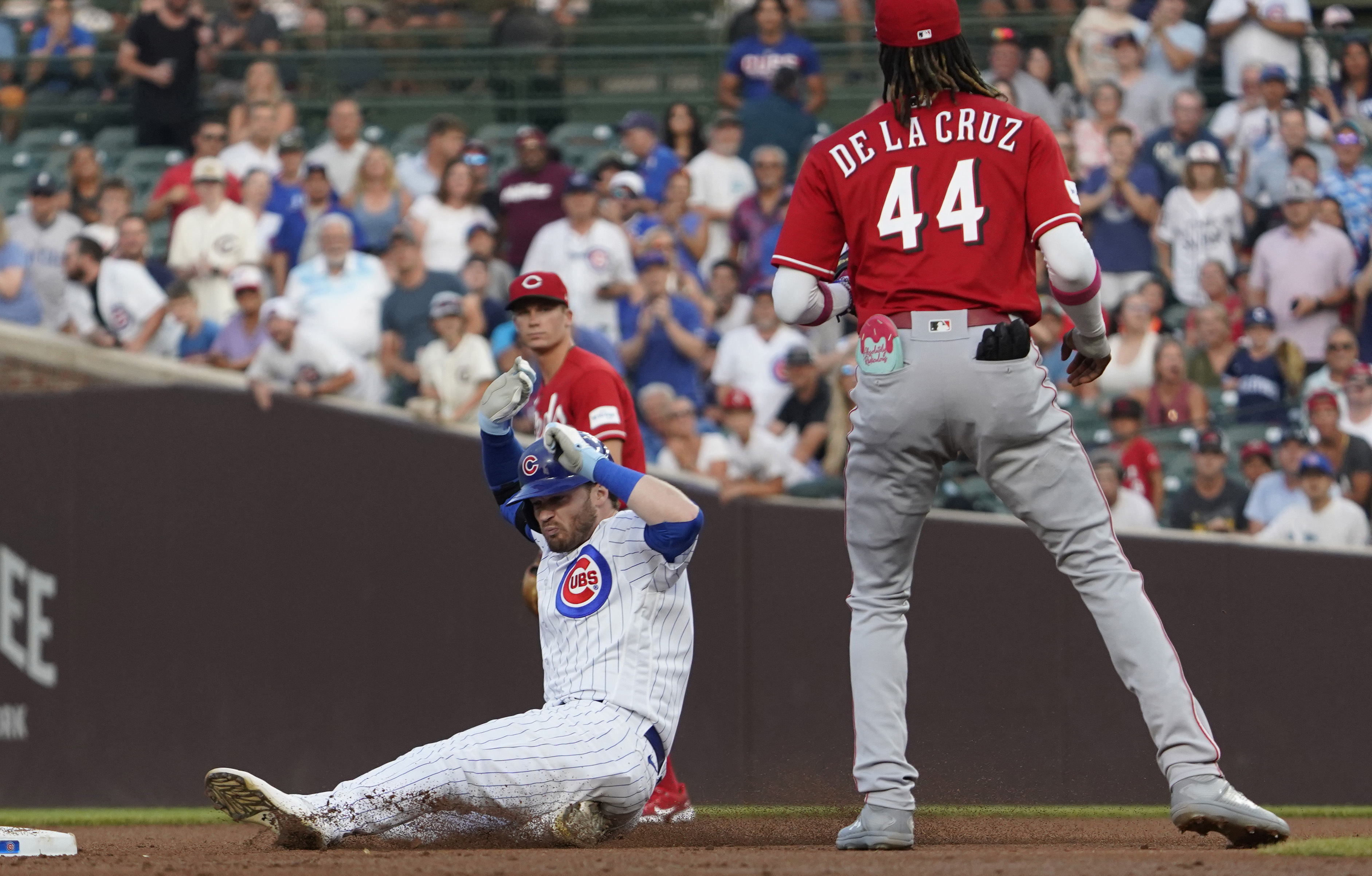 Cubs' Yan Gomes records one hit against Reds