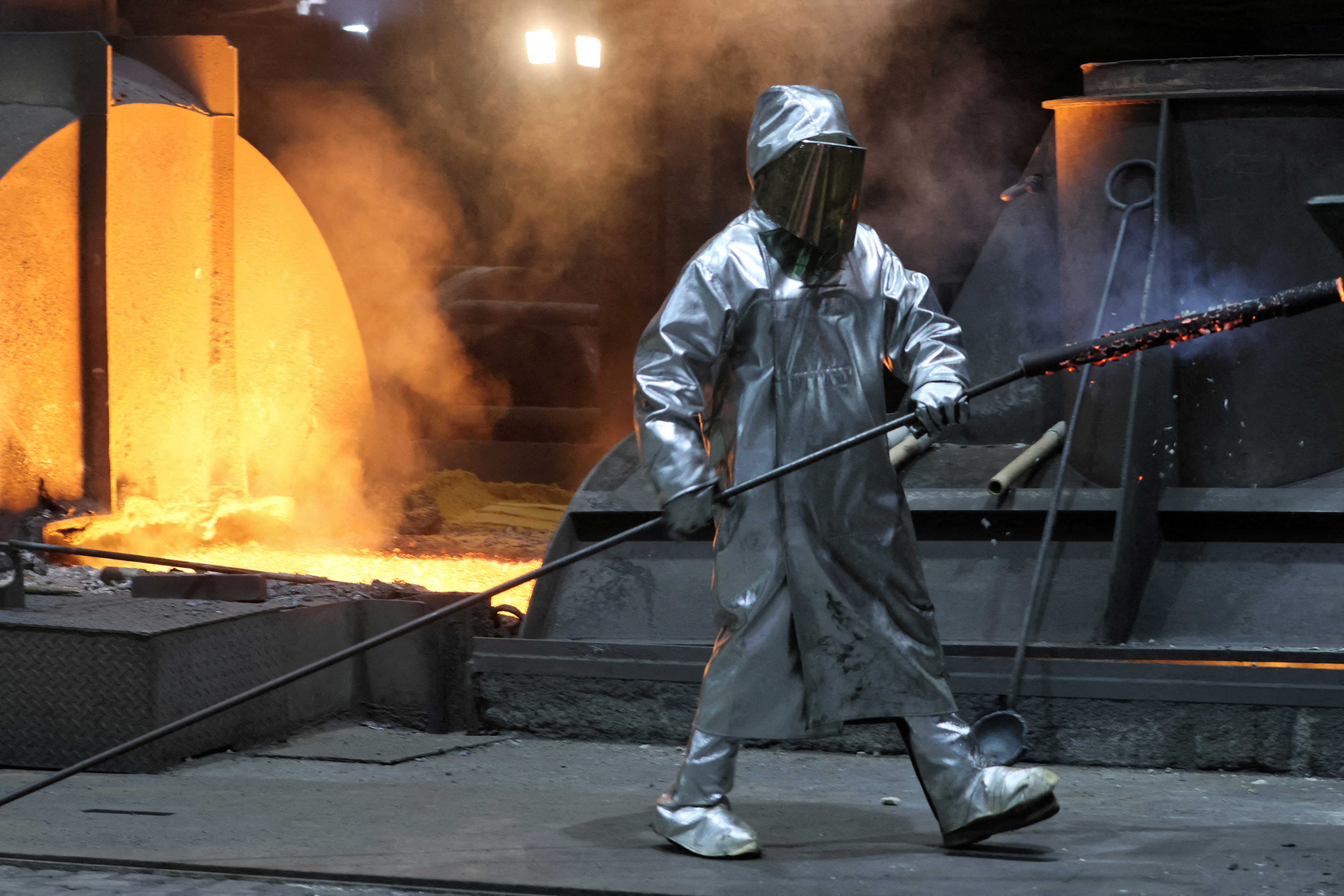 ThyssenKrupp steel factory in Duisburg