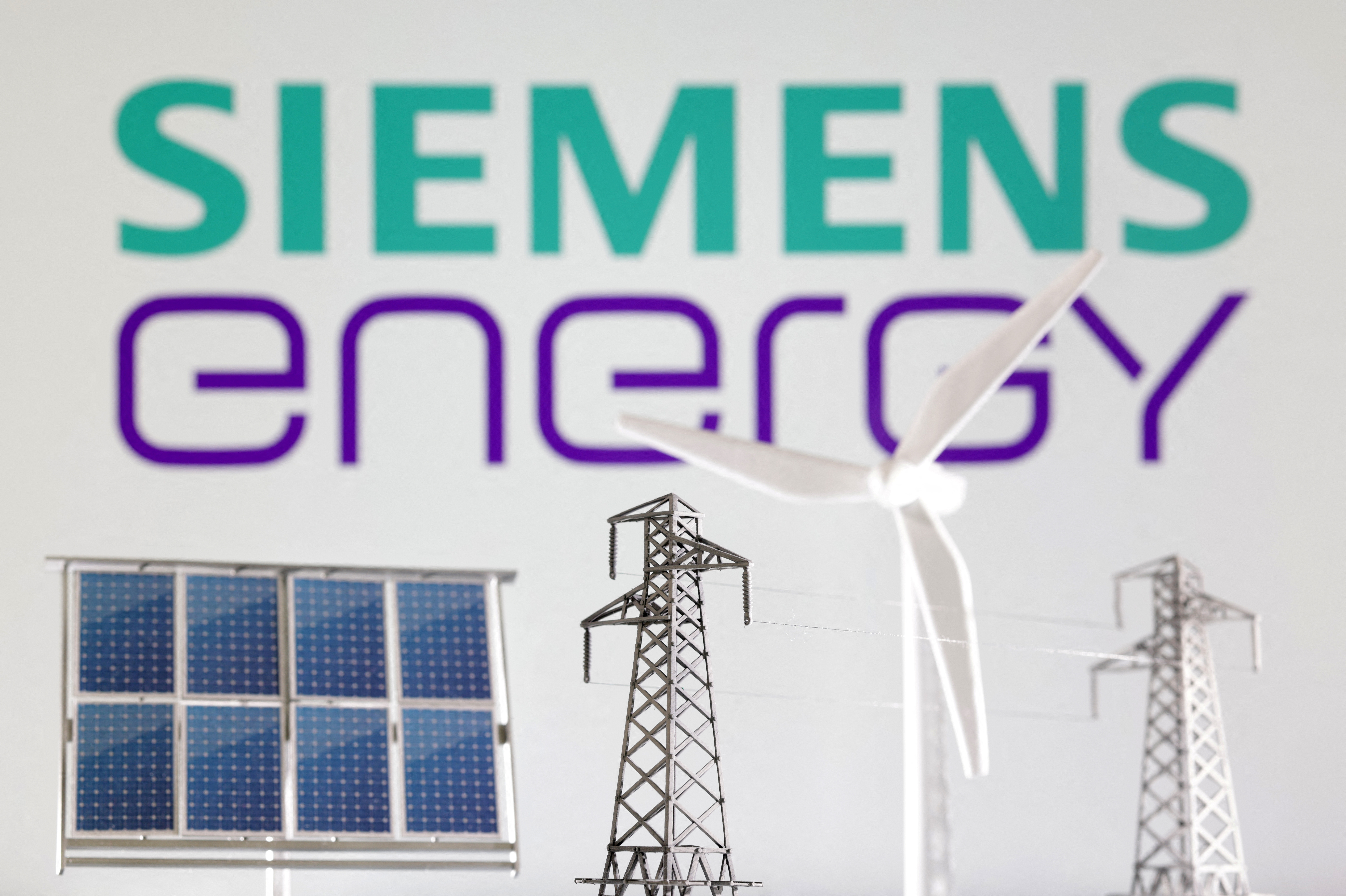 Illustration shows Siemens Energy logo