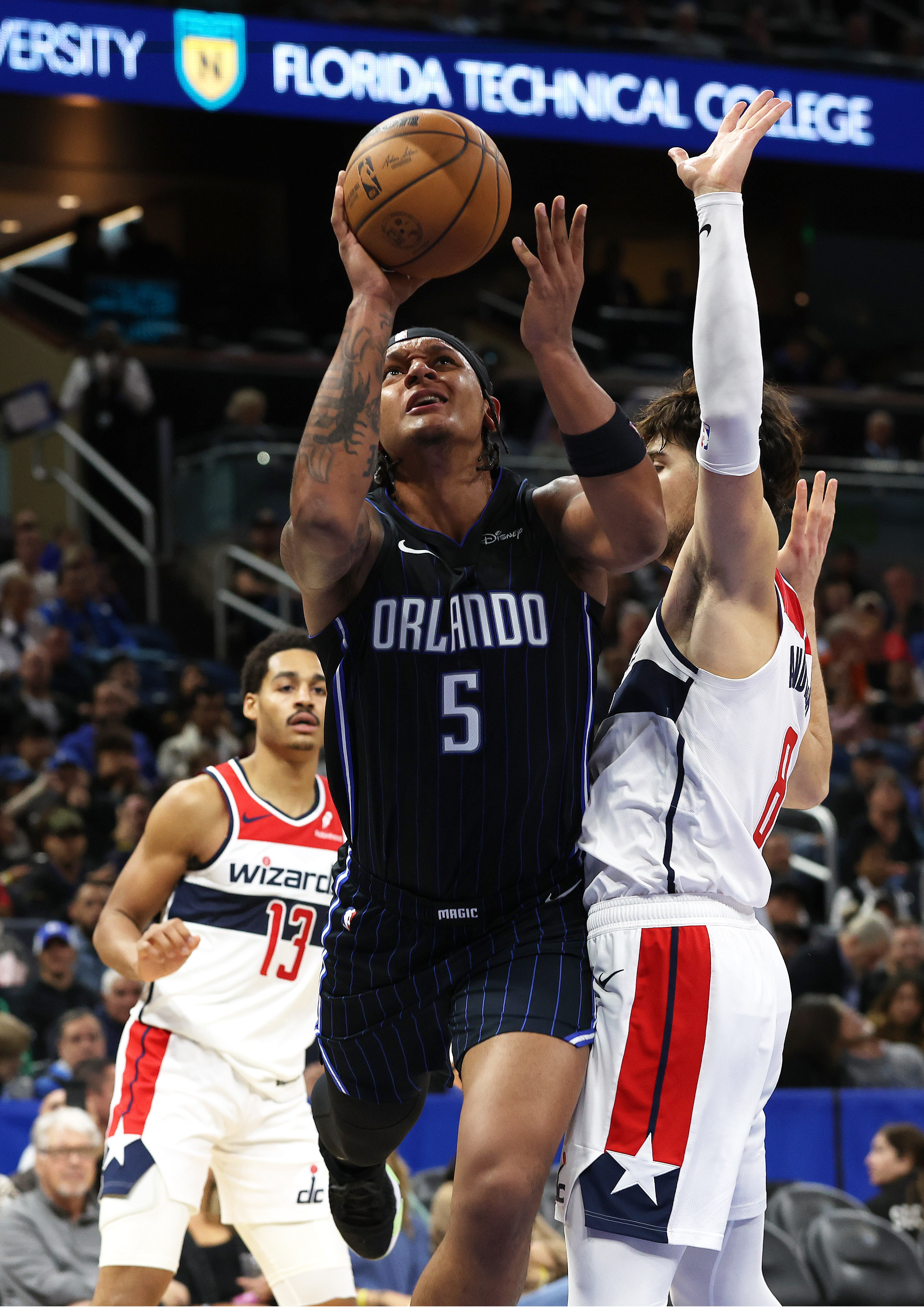 Orlando Magic roll to their eighth straight victory in win over Wizards