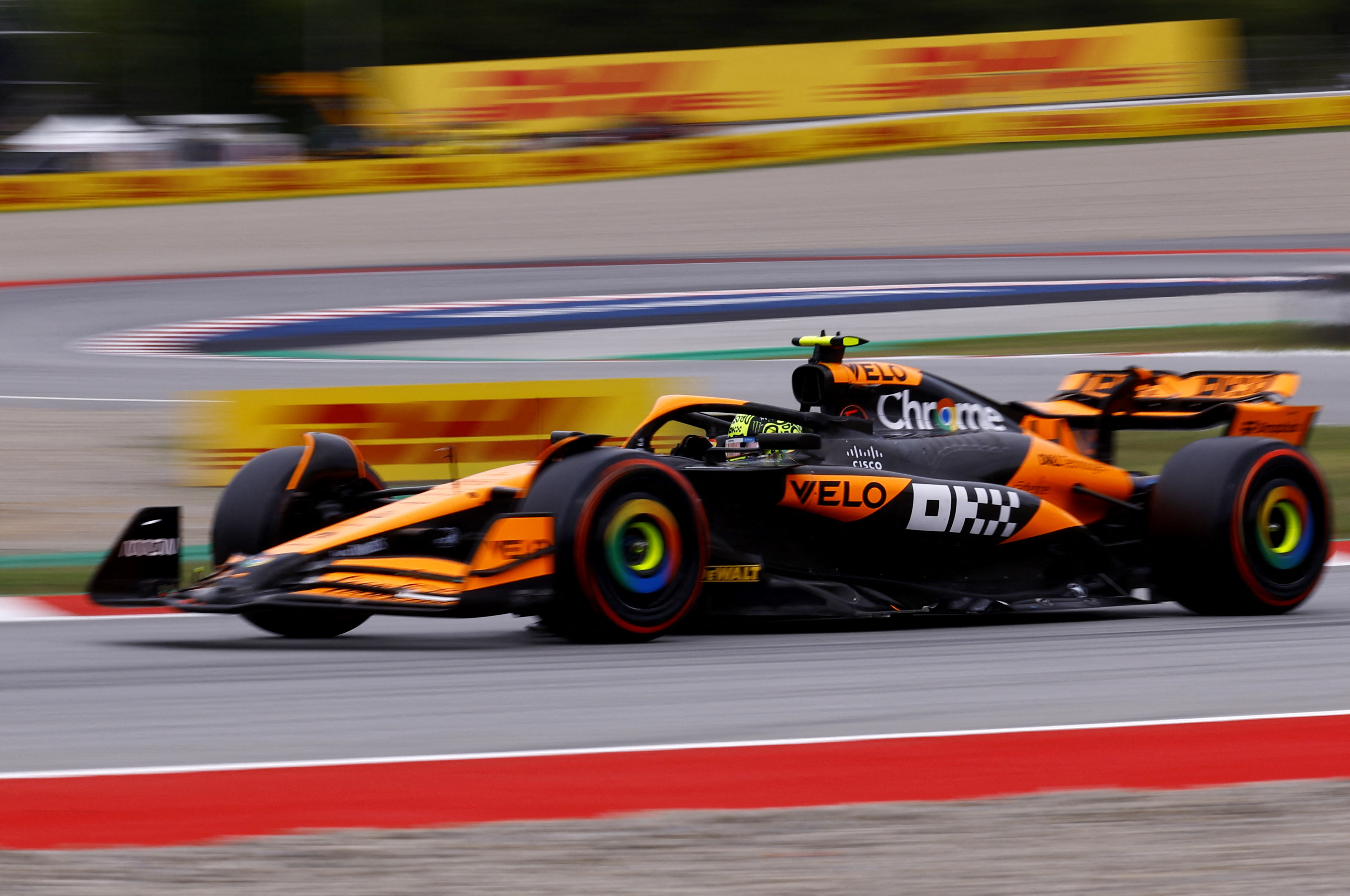 Norris Takes Mclaren From Fire Drama To Pole Joy 