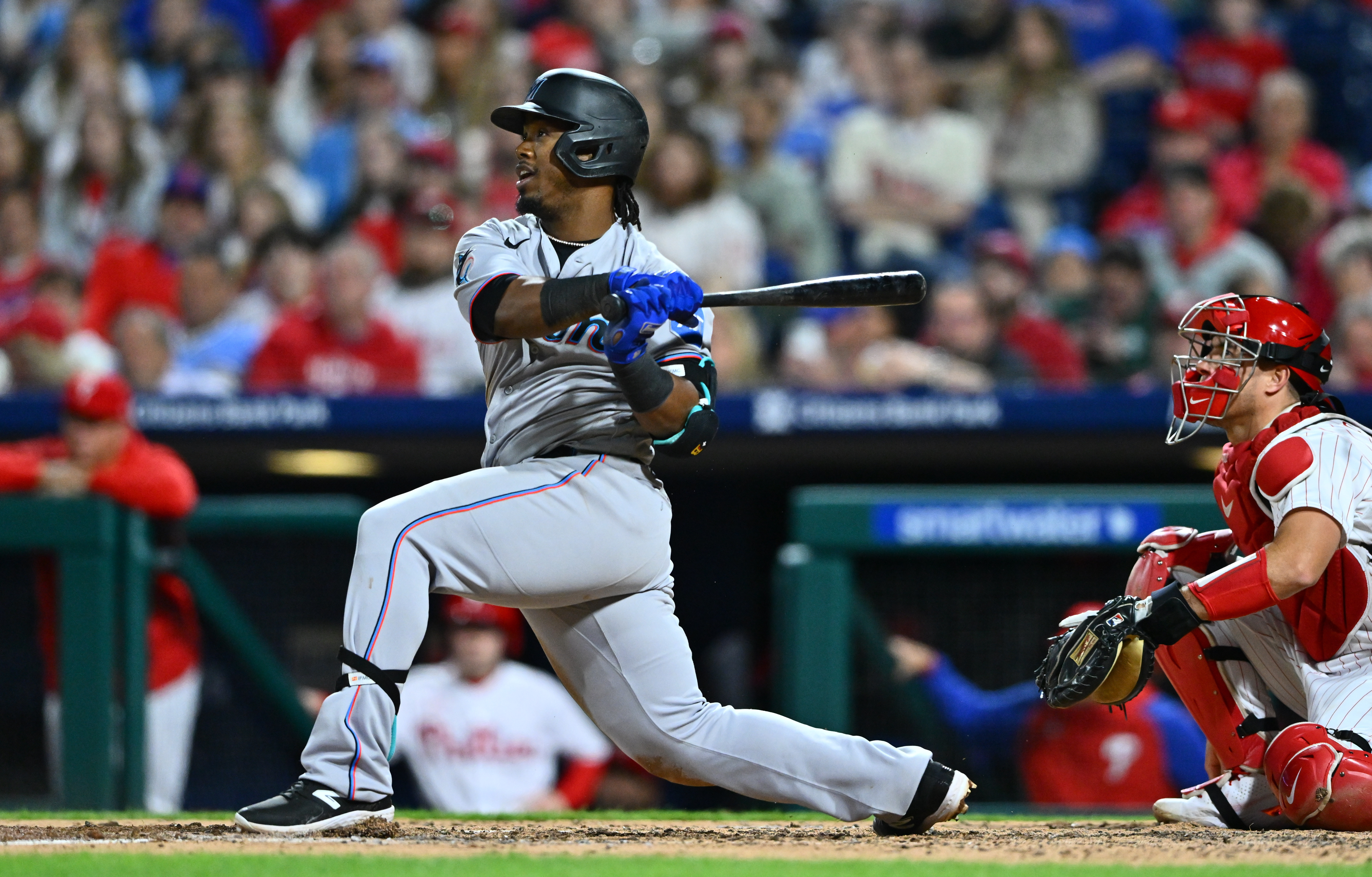 Luis Arraez hits for cycle in Marlins' 8-4 win over Phillies