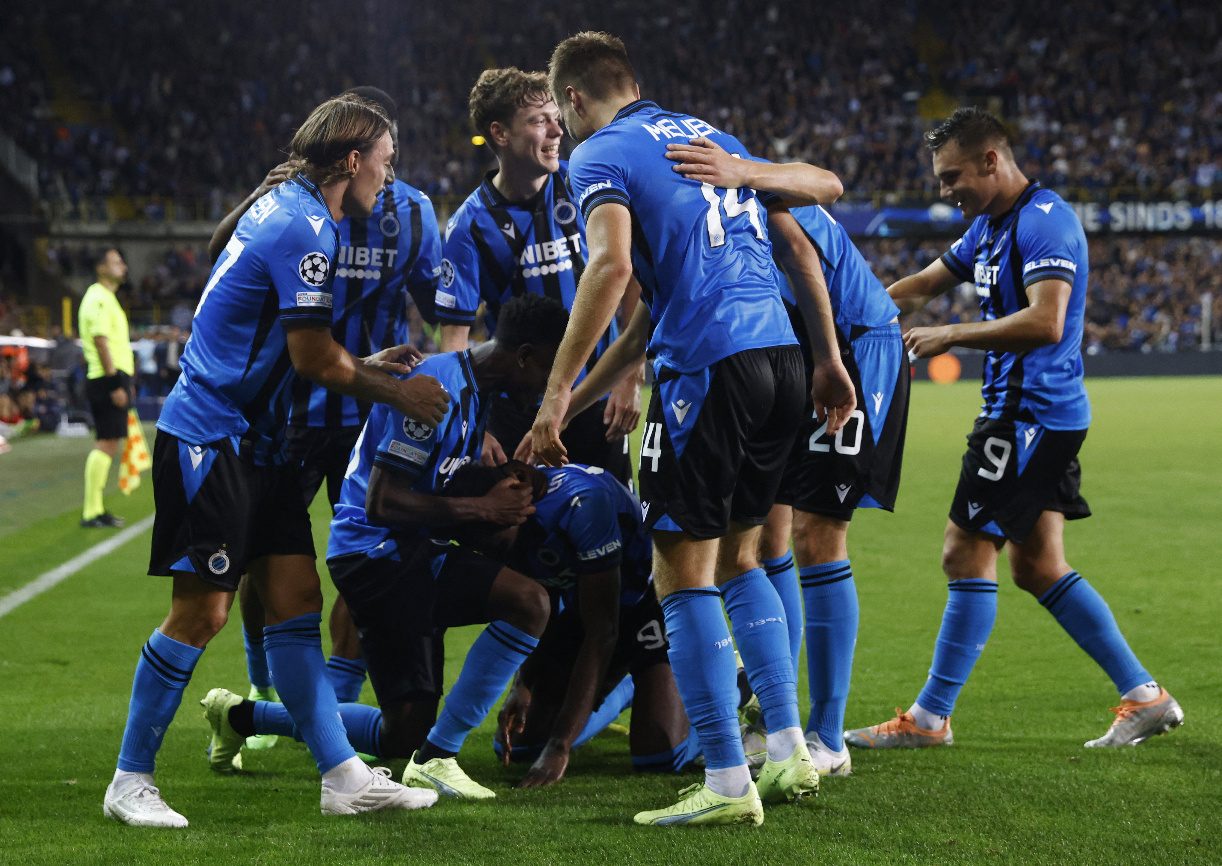 Teenager Sylla earns Club Brugge winning start in Group B