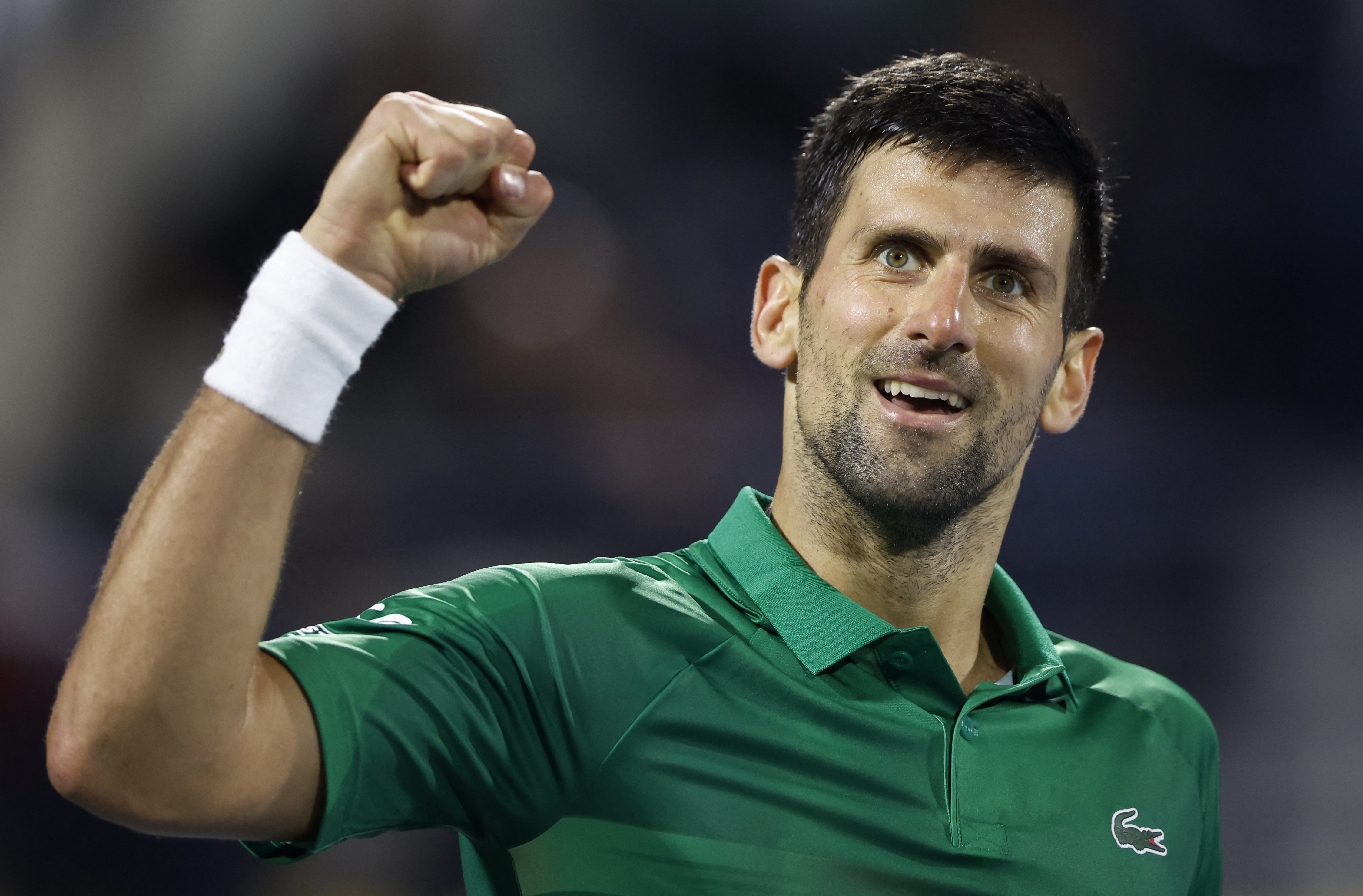 Novak Djokovic wins first match of 2022 at Dubai Tennis Championships