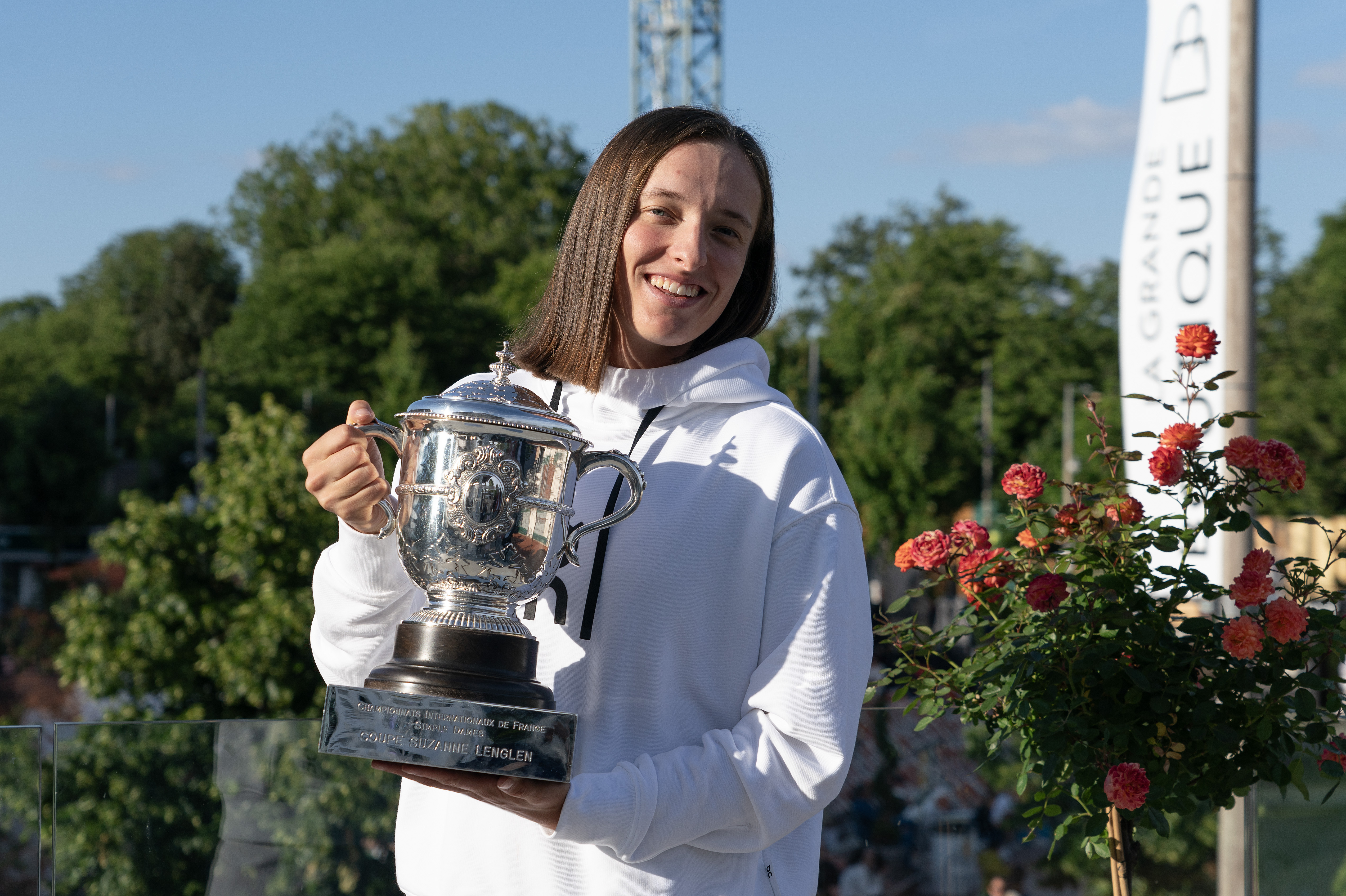 テニス＝全仏4回制覇のシフィオンテク「私は完璧主義者」