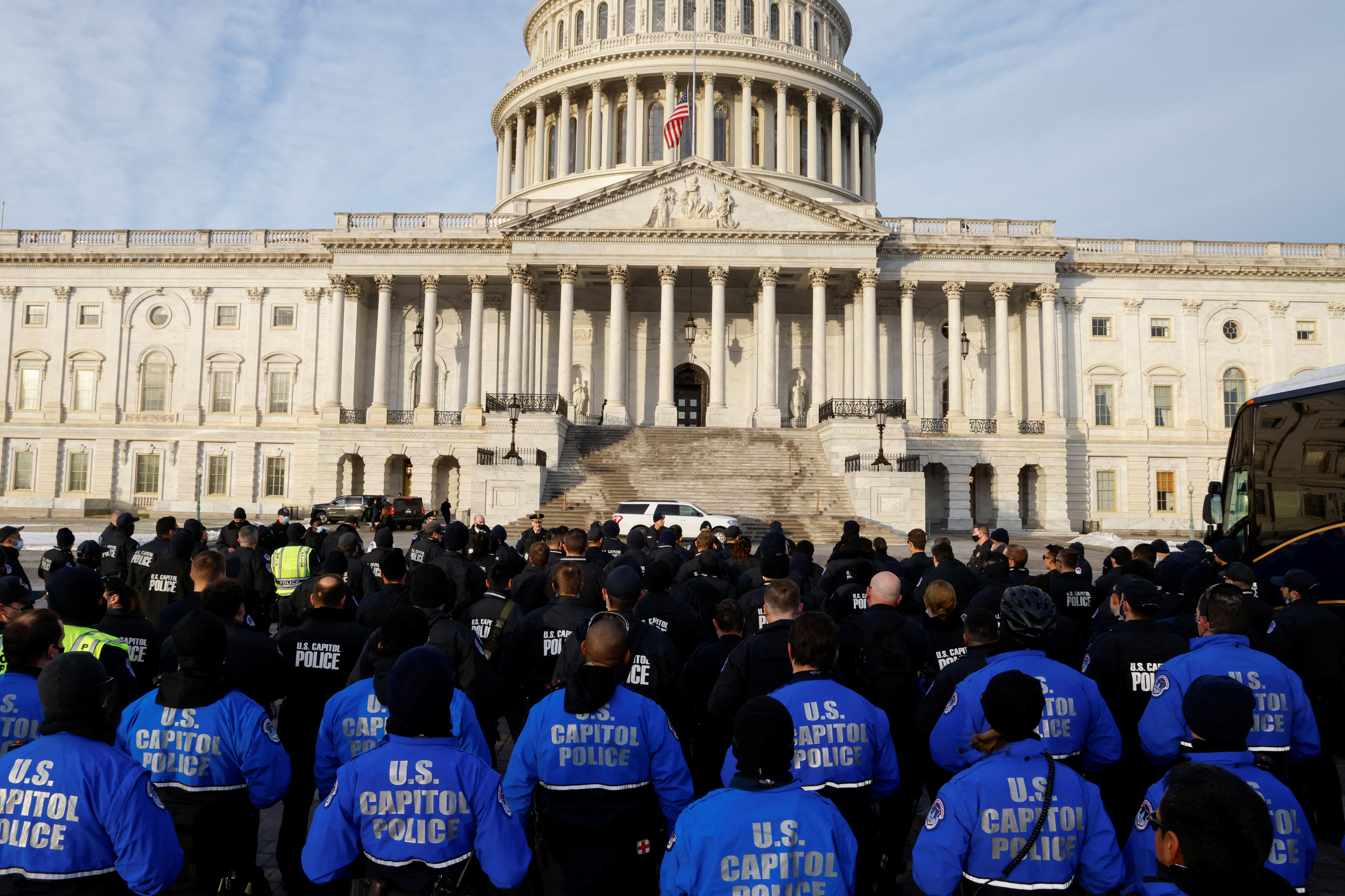 First anniversary of the January 6, 2021 attack on the Capitol by supporters of former President Donald Trump, in Washington