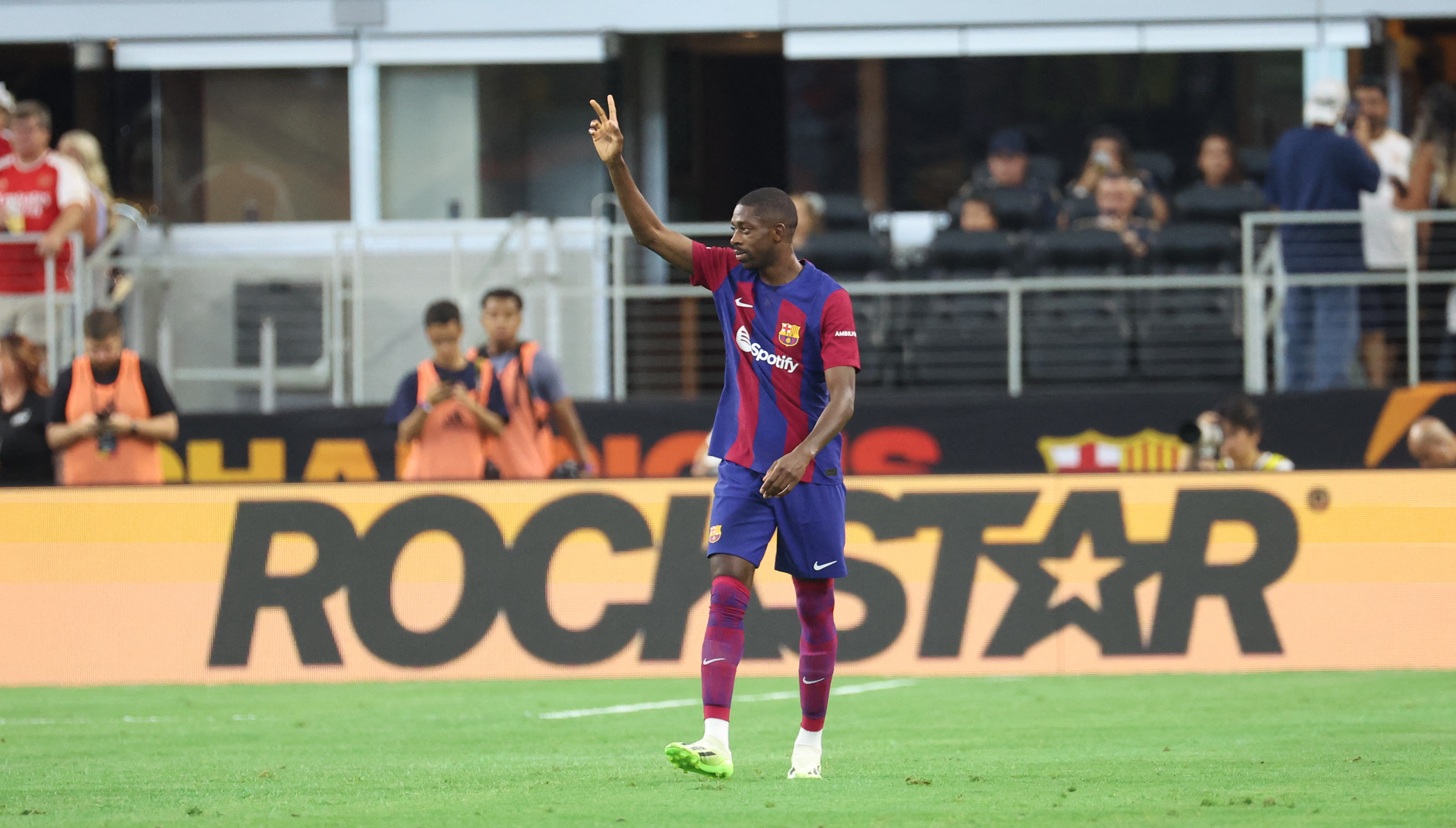 France forward Dembele leaves Barcelona to join PSG