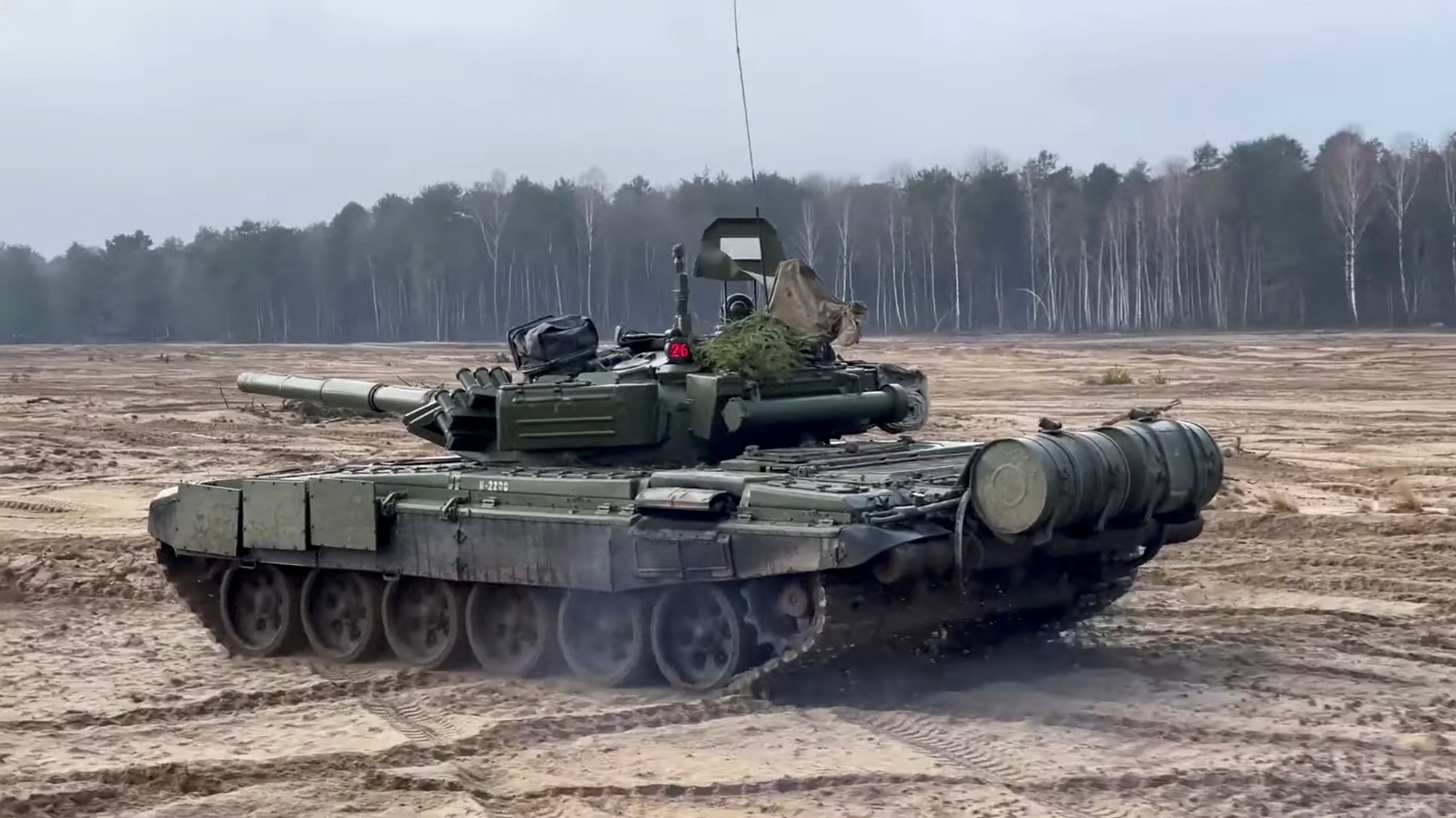 The Union Courage 2022 joint military exercise of the armed forces of Russia and Belarus in Brest Region