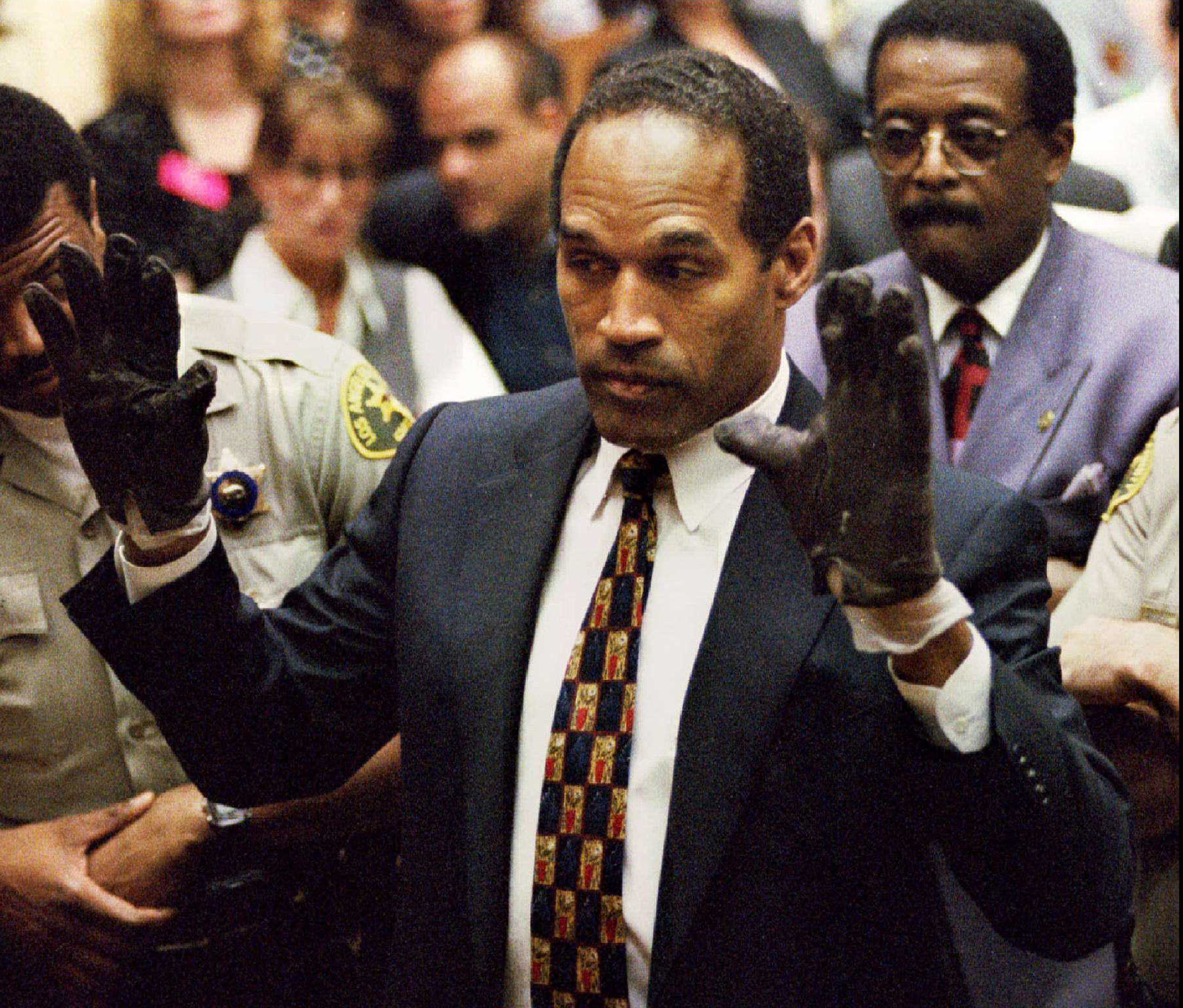 File photo shows OJ Simpson and Los Angeles attorney Johnnie ...