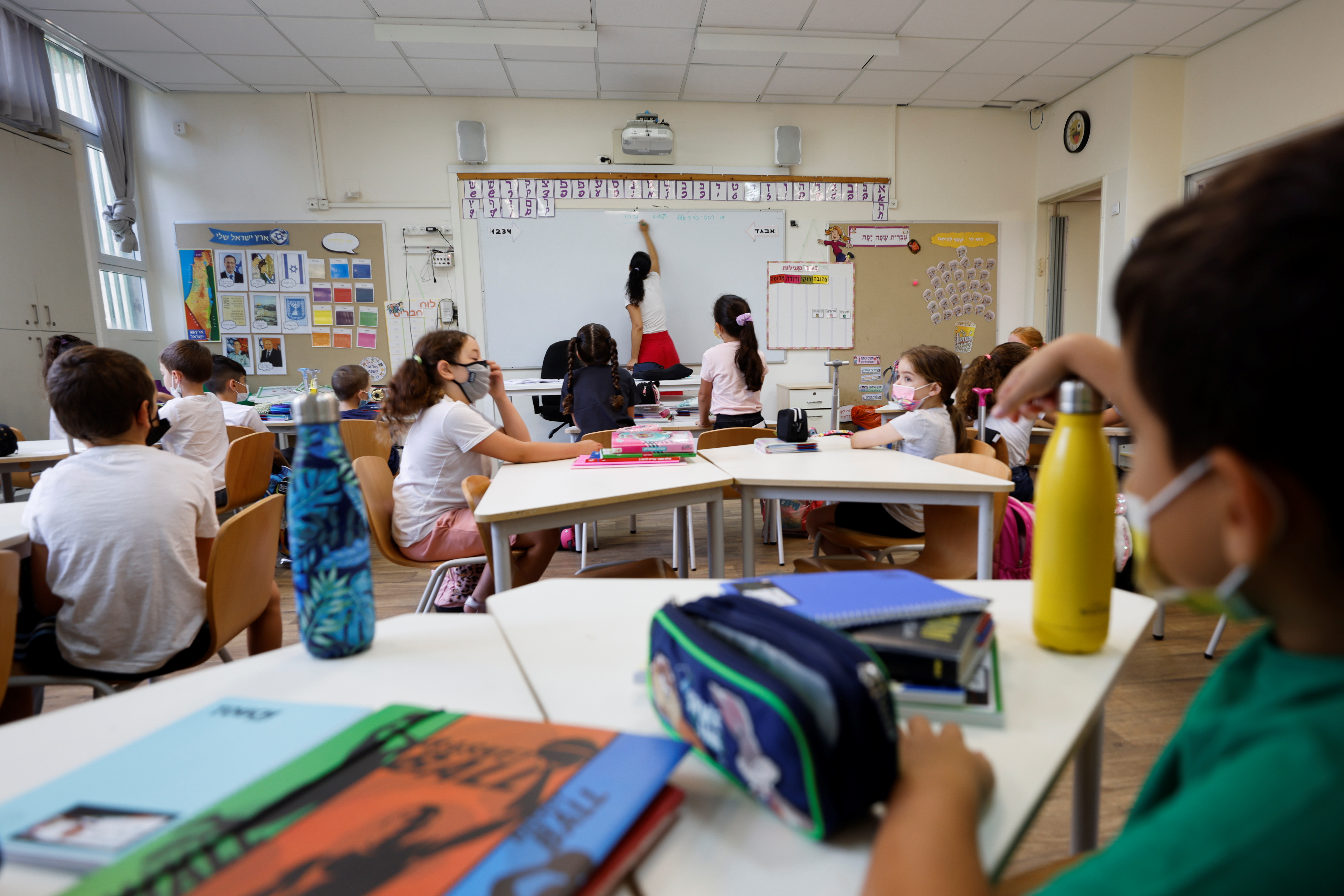 Students in Israel return to school under strict COVID-19 measures