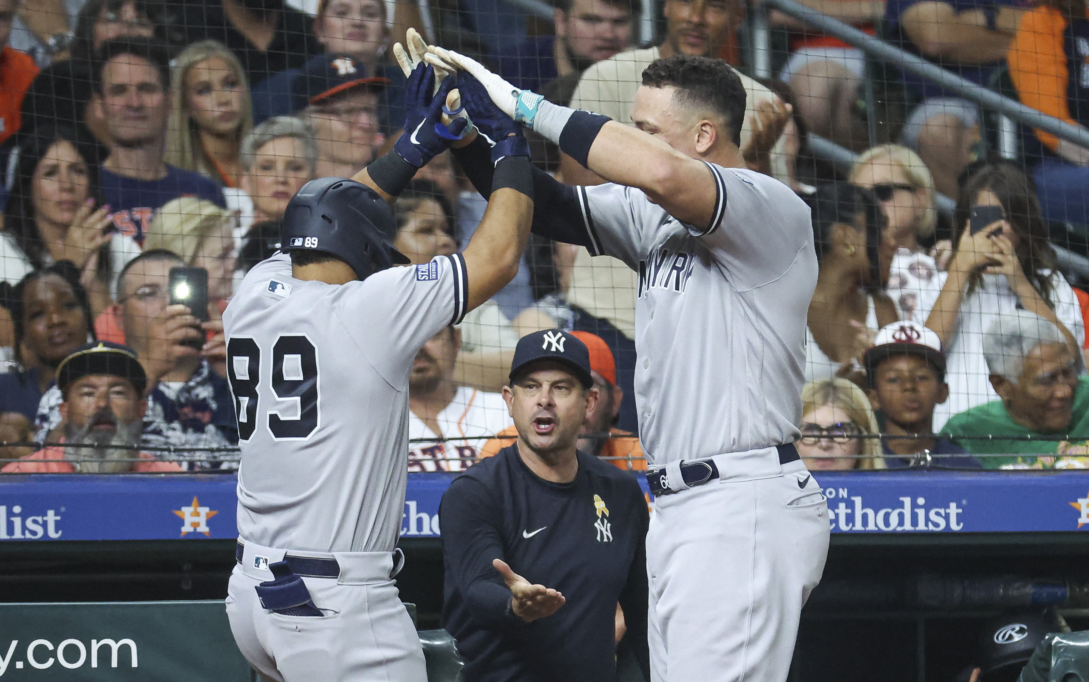 Prized prospect Domínguez homers again as Yankees complete 3-game sweep in  Houston with 6-1 win