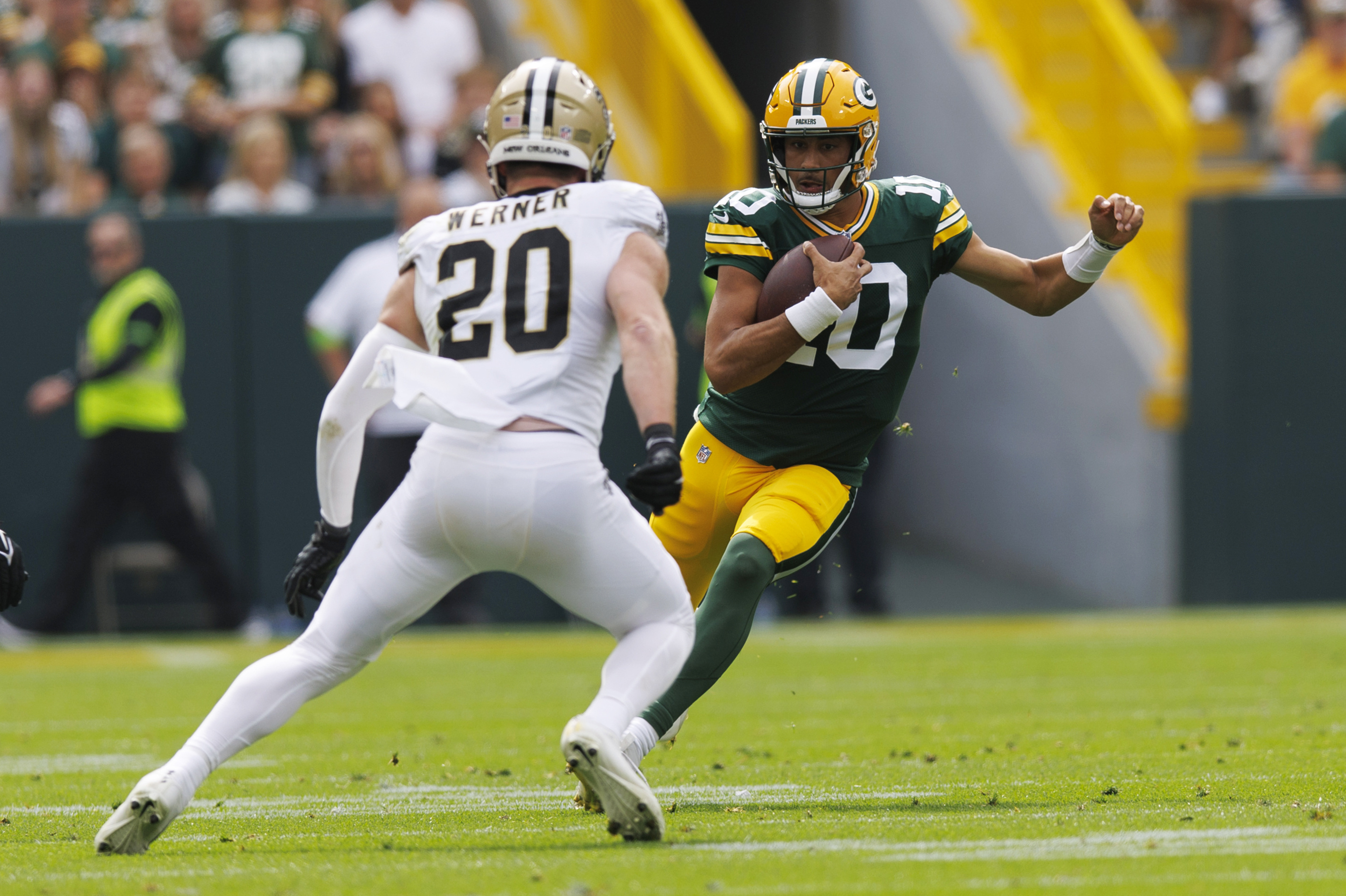 Jordan Love engineers comeback, Packers top Saints 18-17, Sports