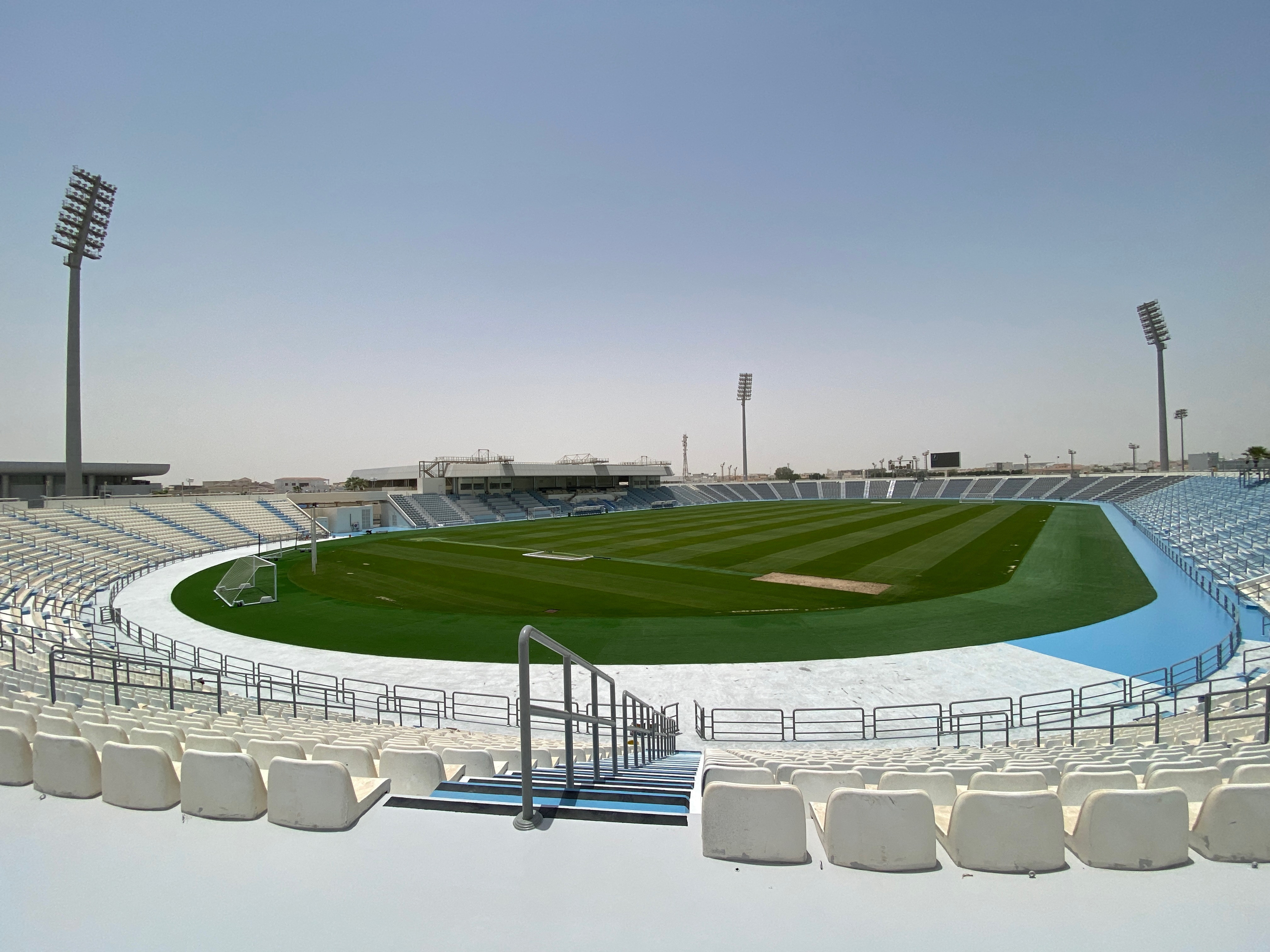 General view of Al Wakrah Sports Complex Stadium which will be used by England's team for the FIFA World Cup Qatar 2022, Doha, Qatar