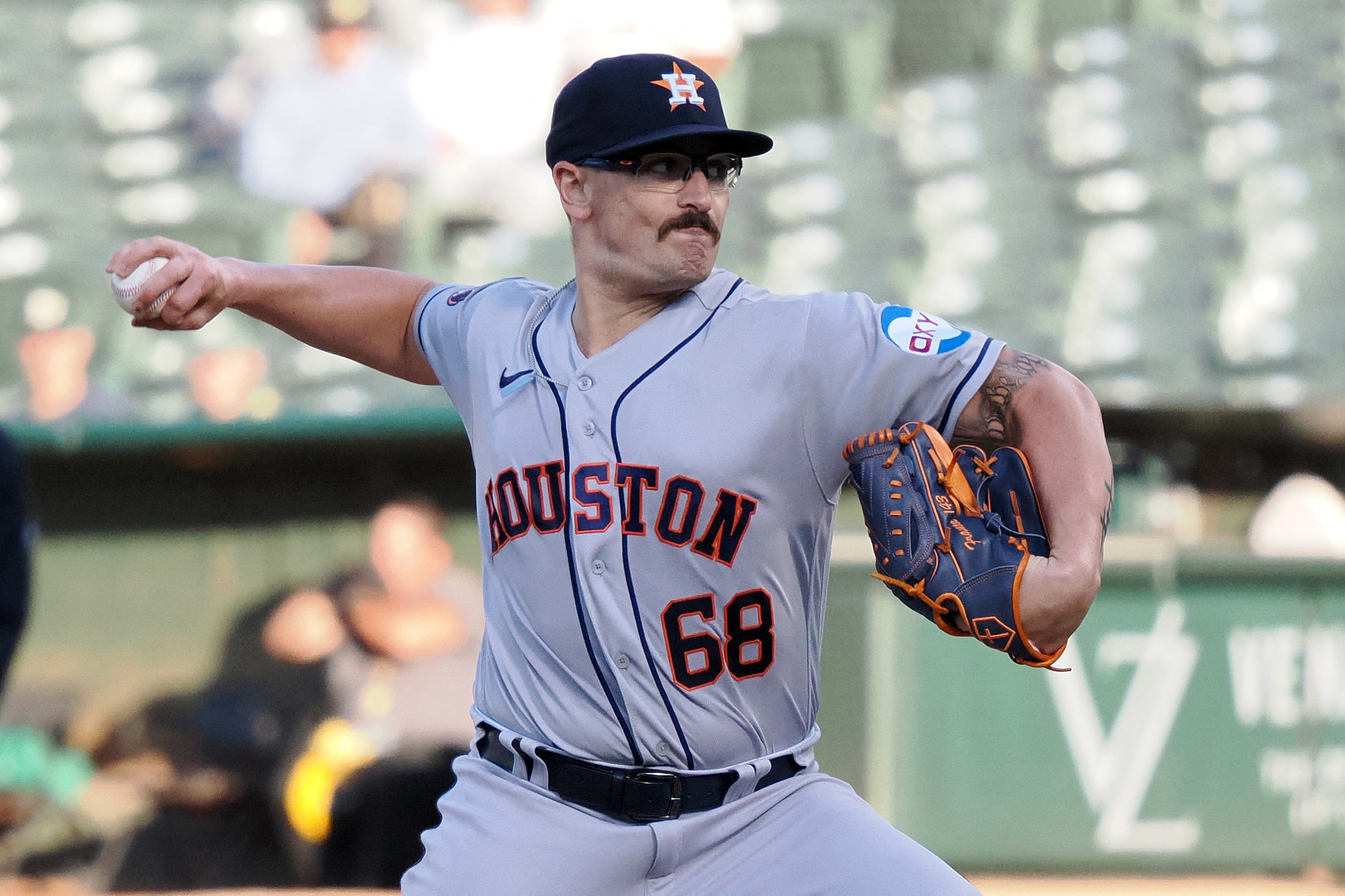 Astros reliever Bryan Abreu active for A's series