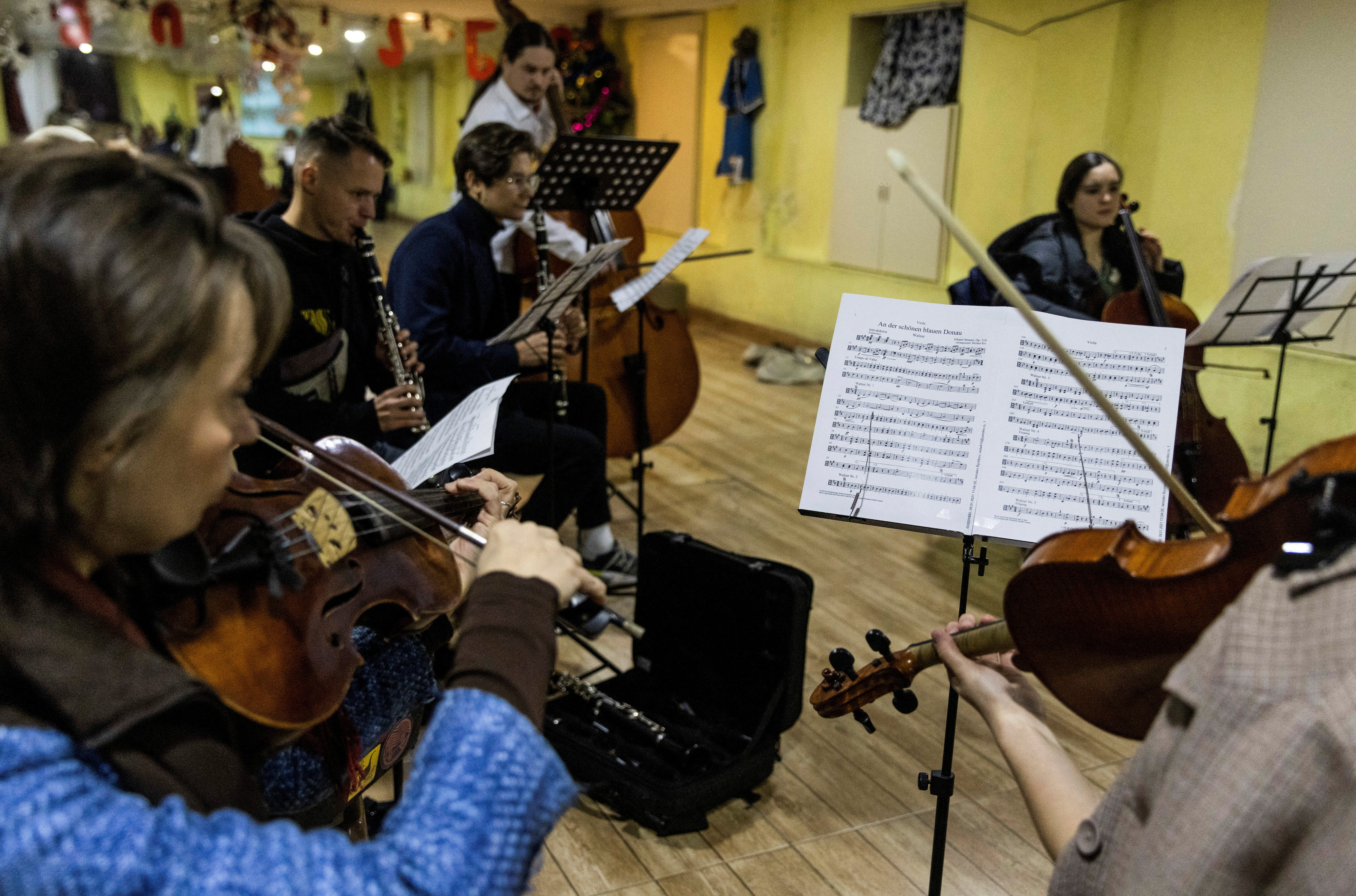 The Wider Image: Musicians fleeing Russia find a new audience in Georgia