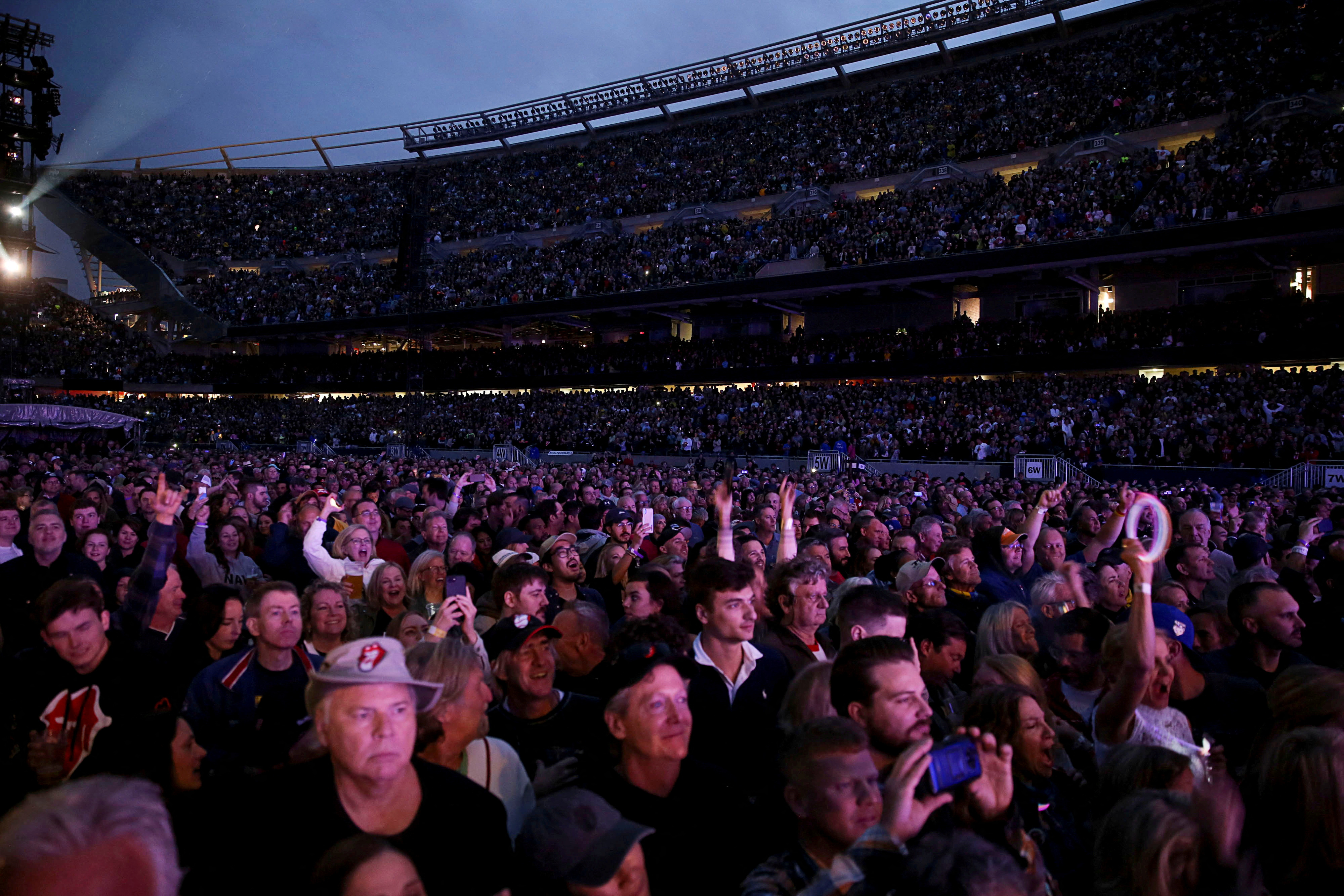 Kick-off show of the Rolling Stones' "No Filter" tour at Soldier Field in Chicago