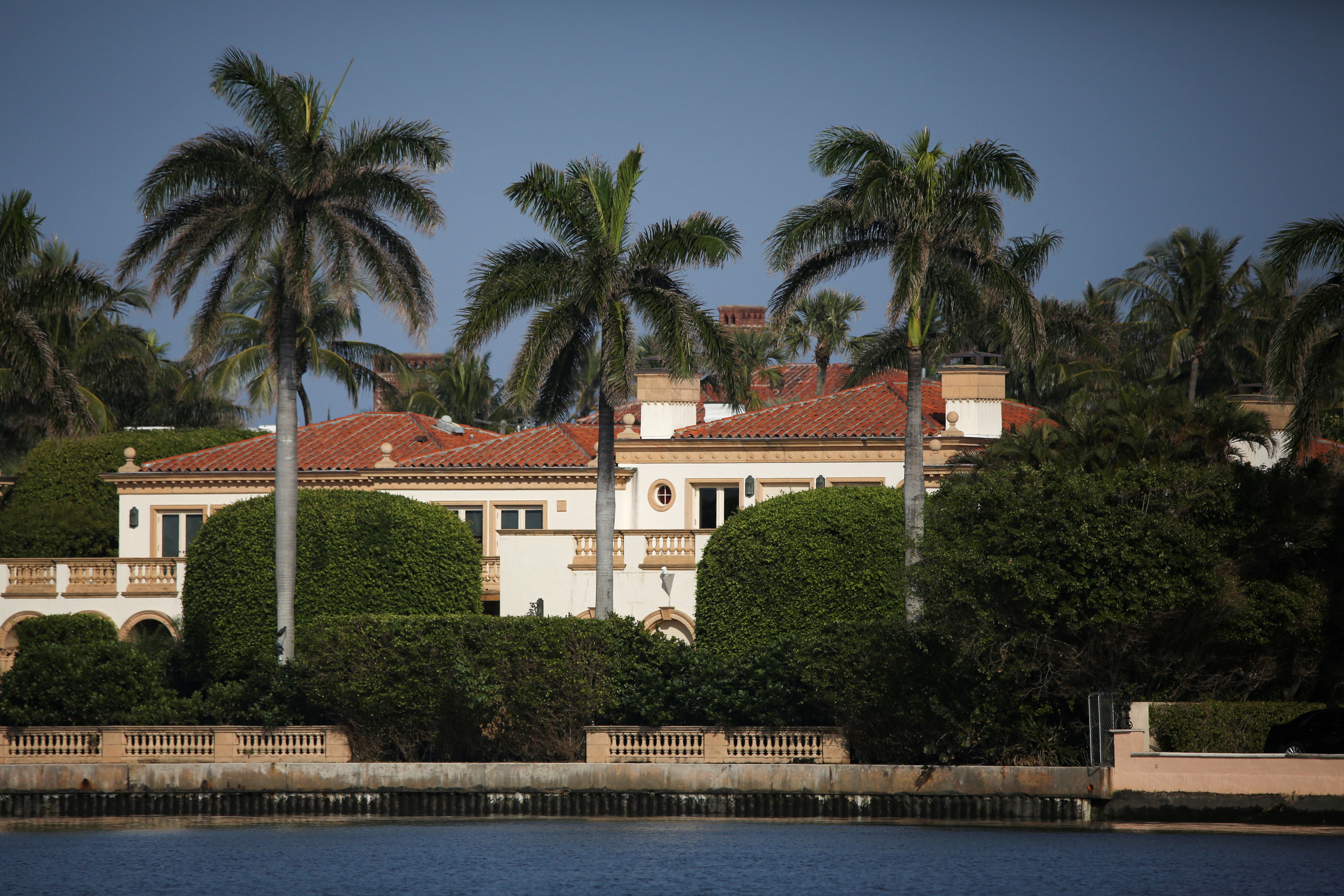 Former U.S. President Donald Trump's Mar-a-Lago resort is seen in Palm Beach