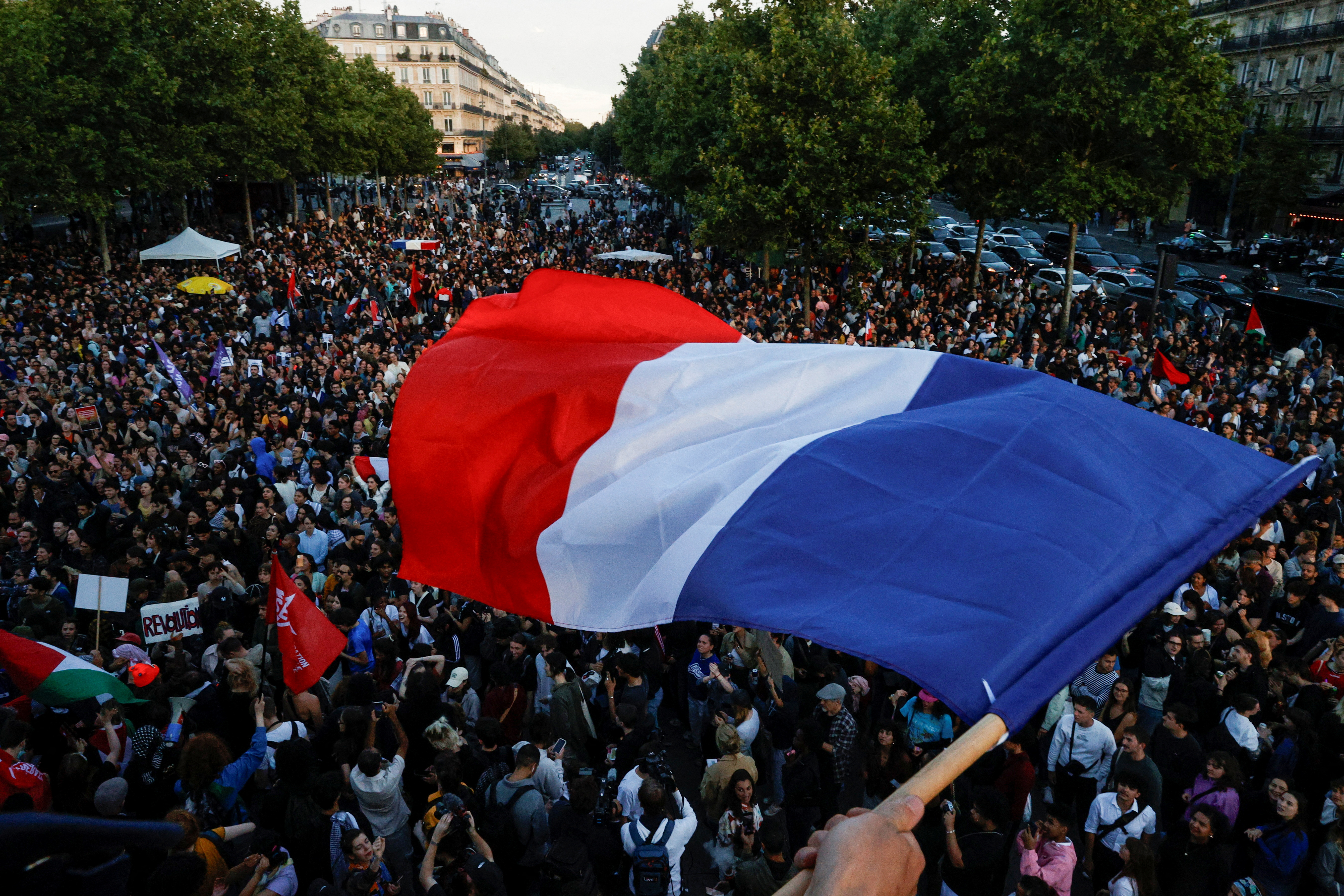 Reaction in Paris to the second round results of the 2024 French legislative elections
