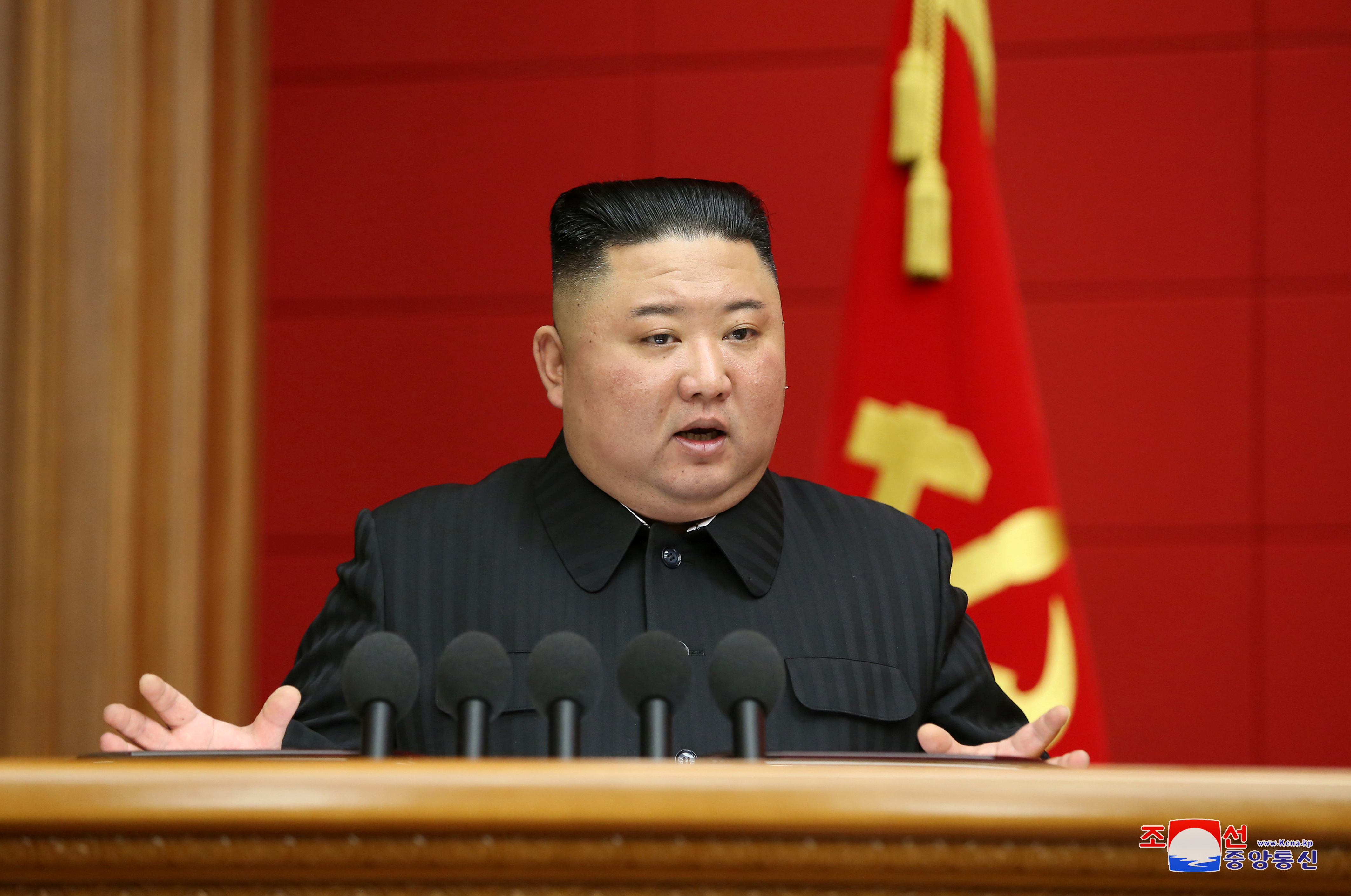North Korea's Kim meets senior officials to address economy - KCNA | Reuters