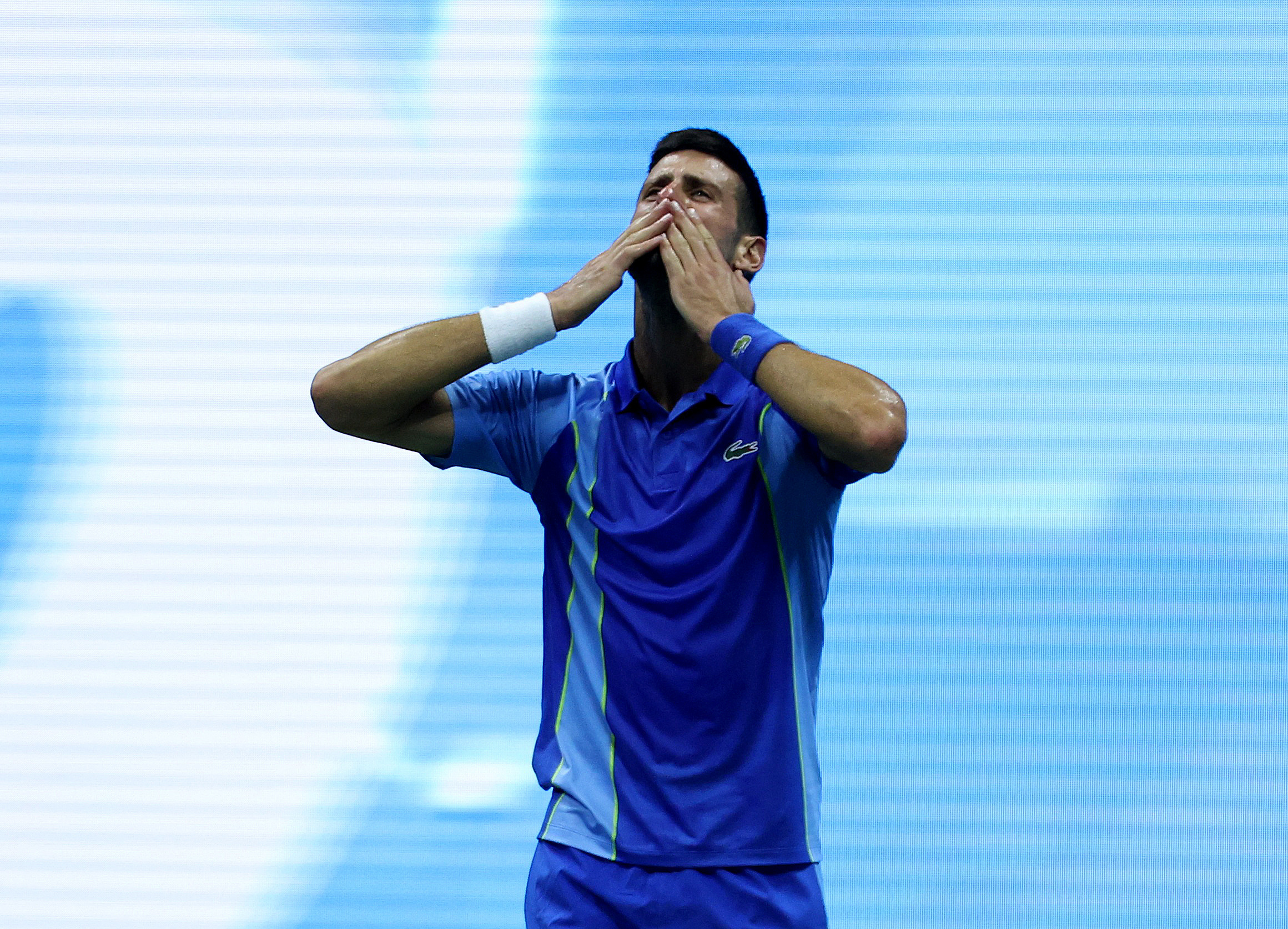 U.S. Open men's singles champion Novak Djokovic Reuters