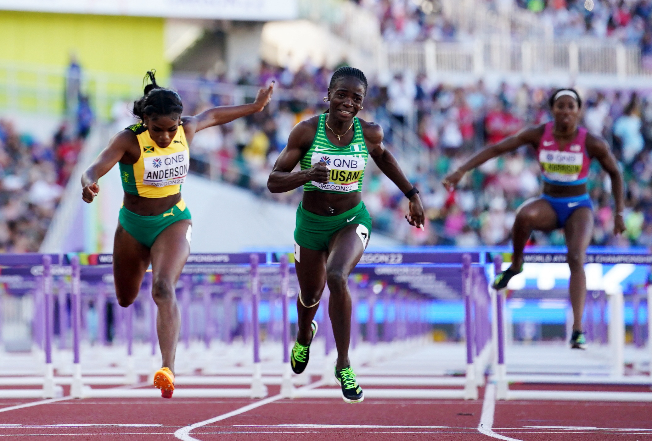 Nigeria's Amusan wins 100 metres hurdles gold | Reuters