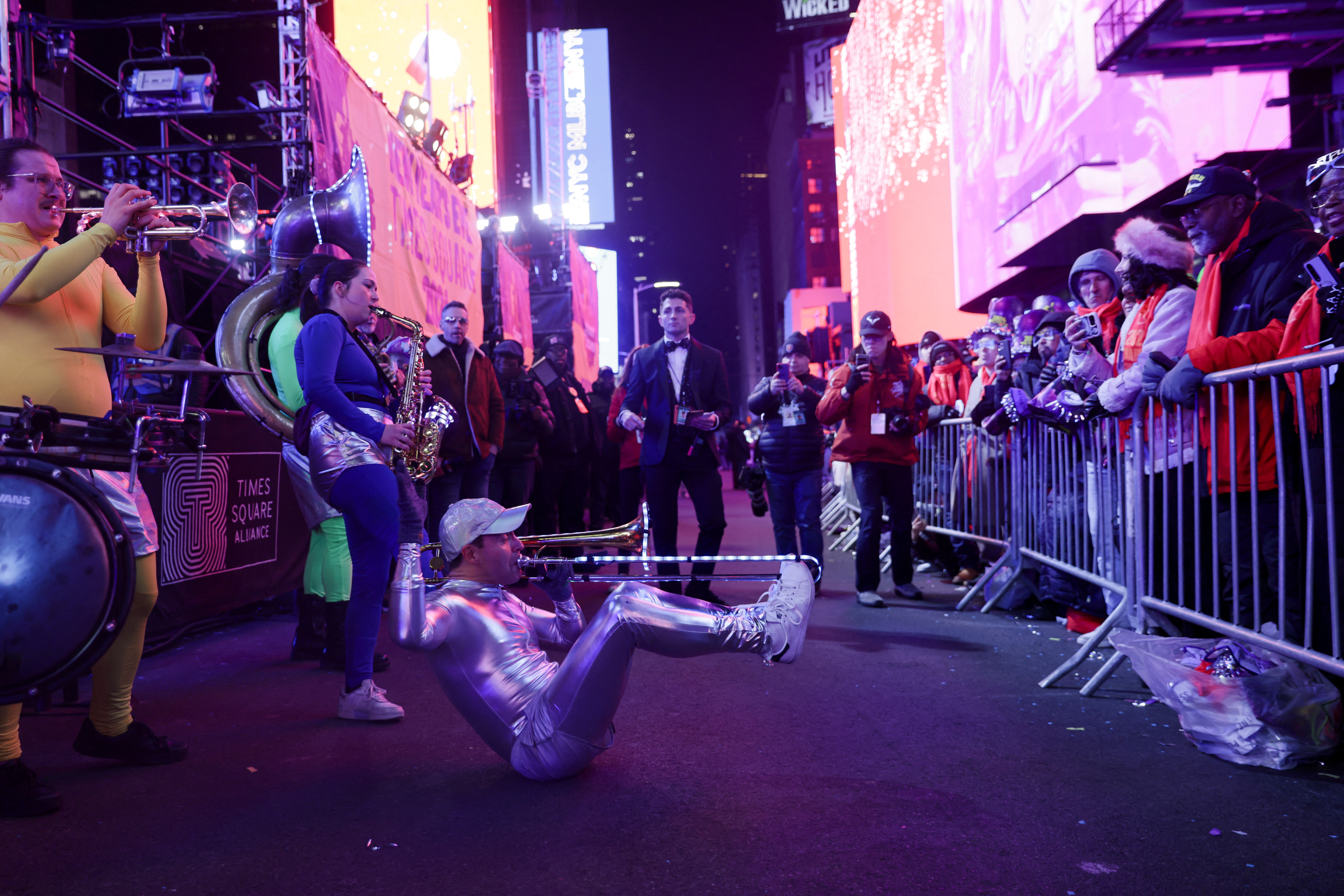 Thousands gather in Times Square for New Year ball drop Reuters