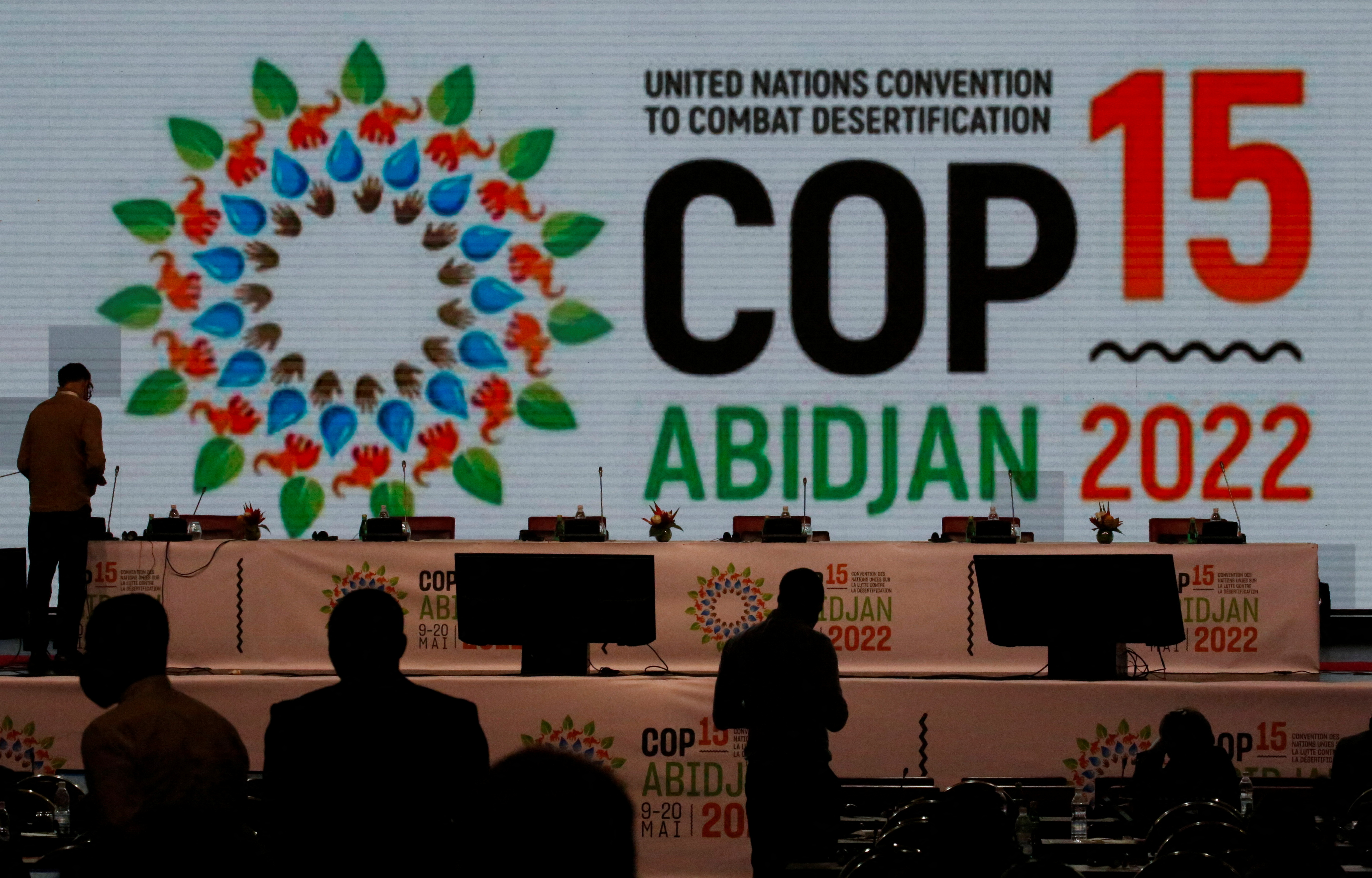 The opening of the 15th session of the United Nations Convention to Combat Desertification in Abidjan