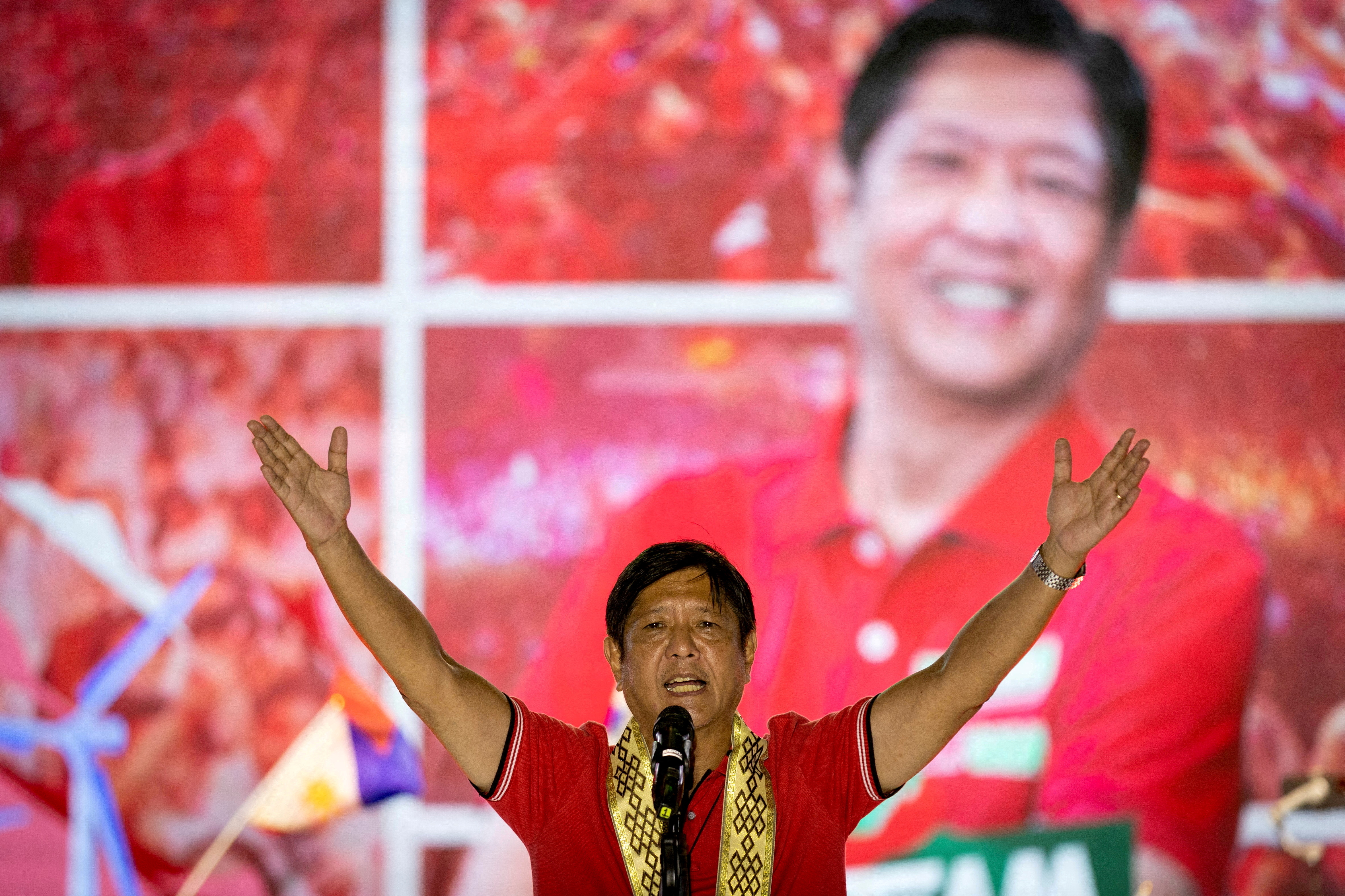Philippine presidential candidate Ferdinand 