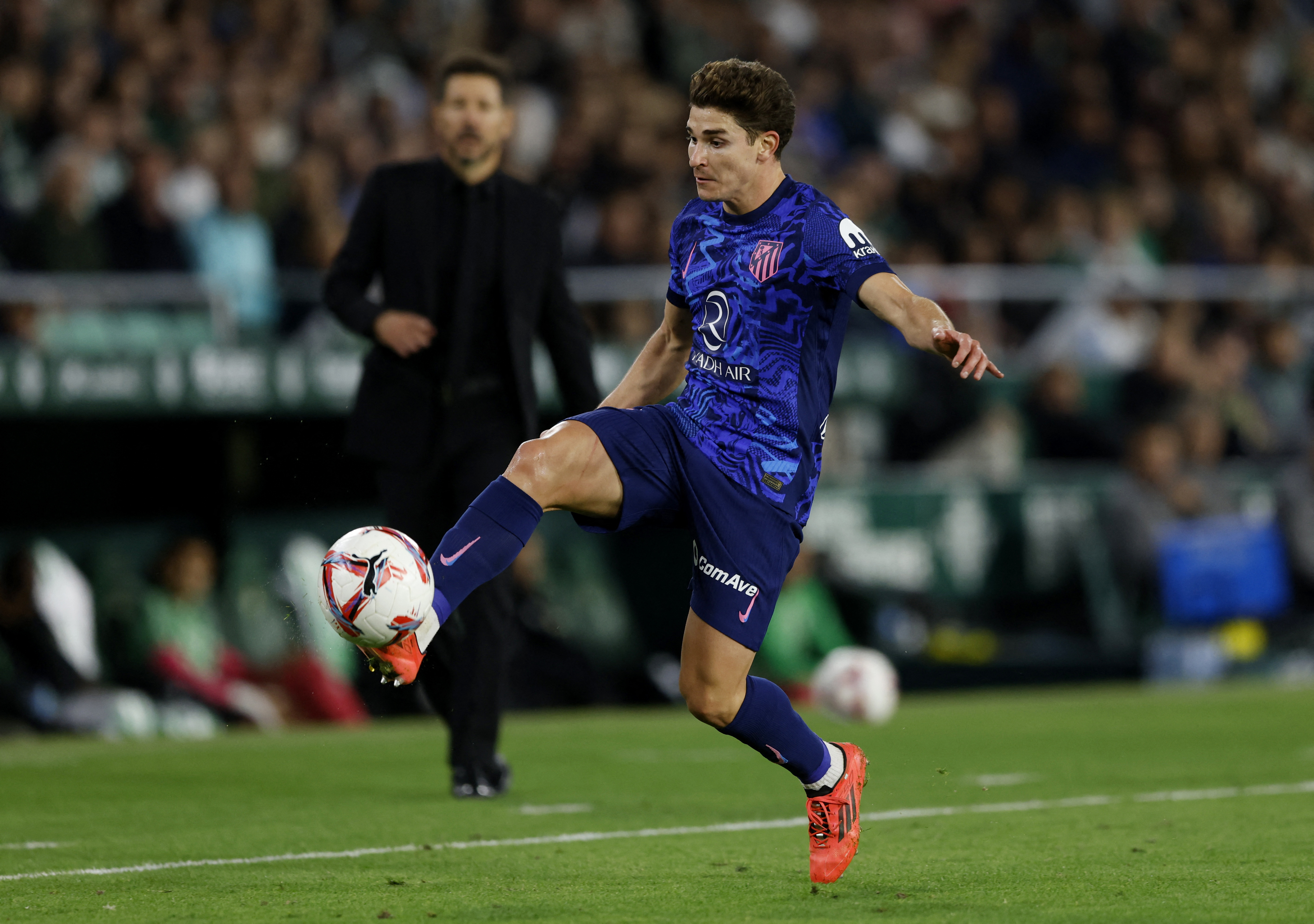 Atletico scrape past sixth-tier side in Cup with late Alvarez