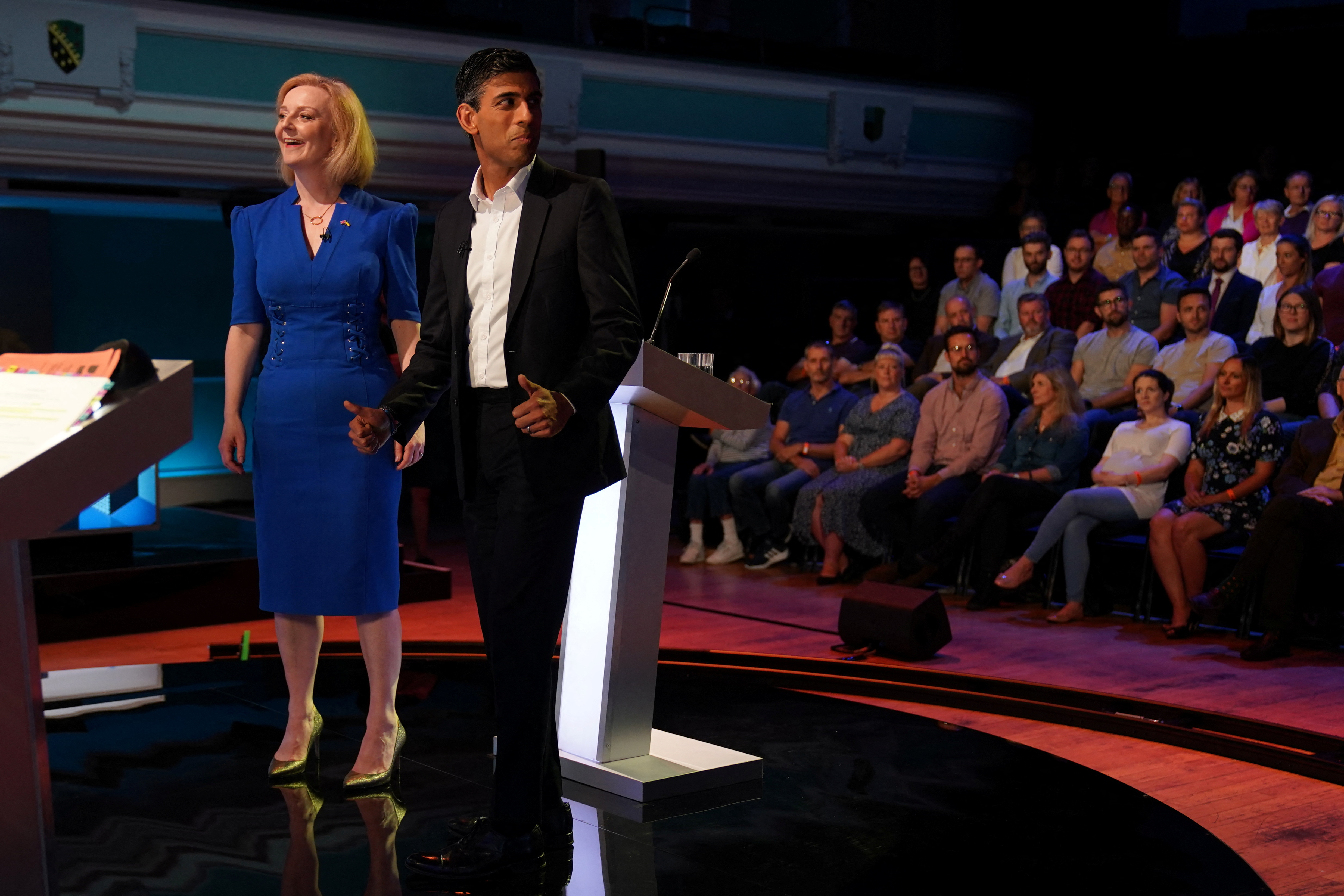 Britain's Conservative party leadership debate in Stoke-on-Trent