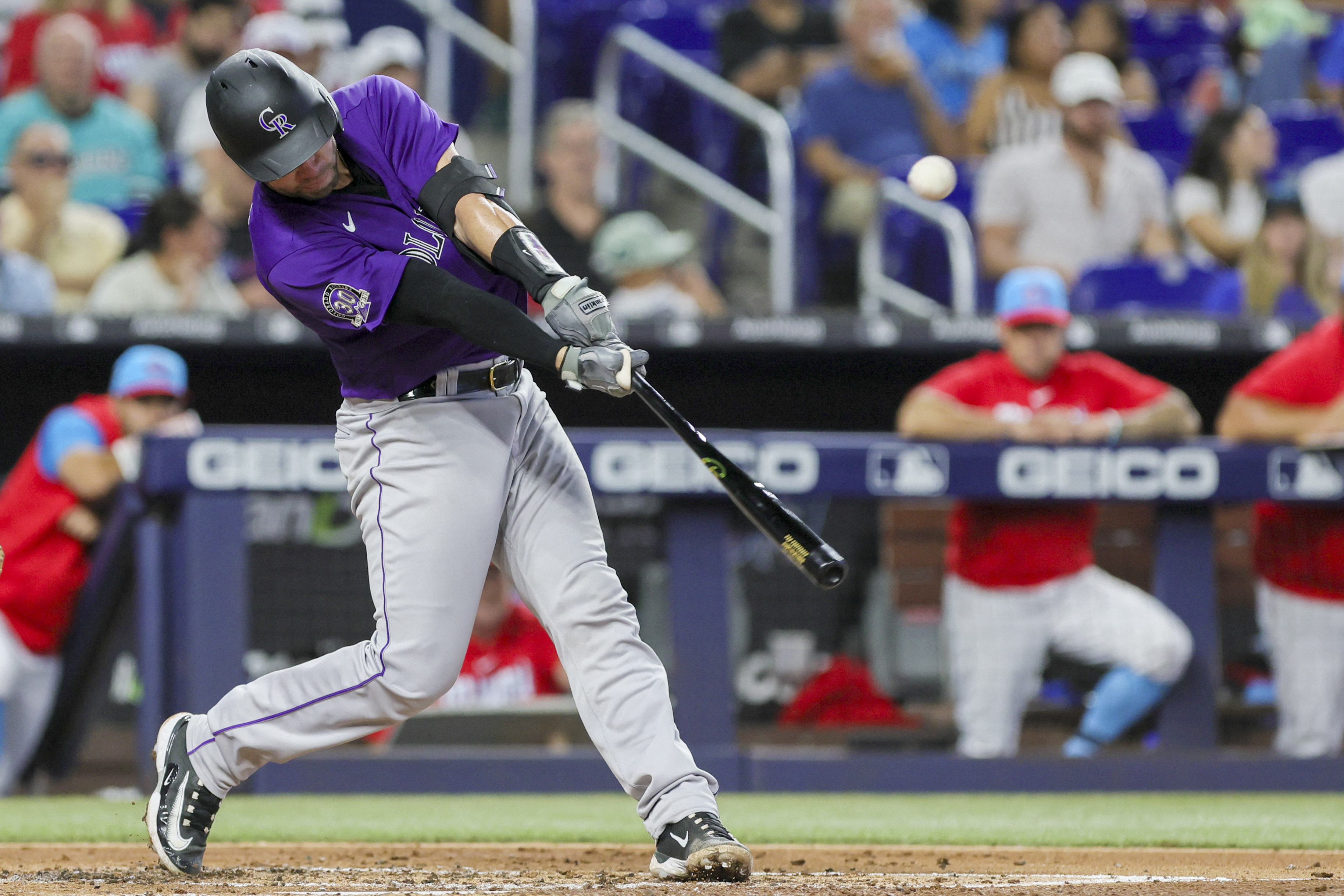 Nolan Jones, Randal Grichuk help Rockies rally past reeling Marlins