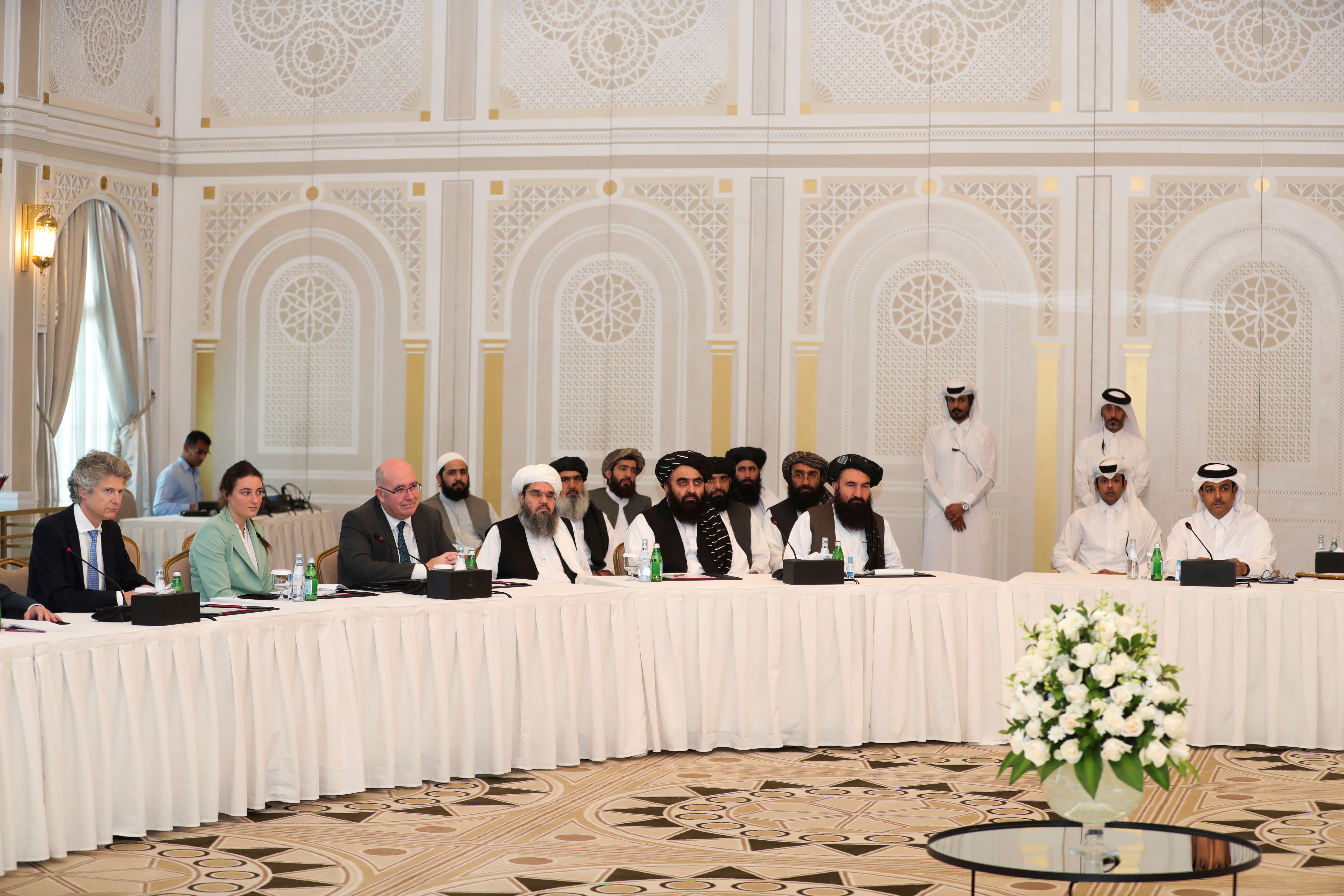 U.S. and European delegates meet Taliban officials, in Doha