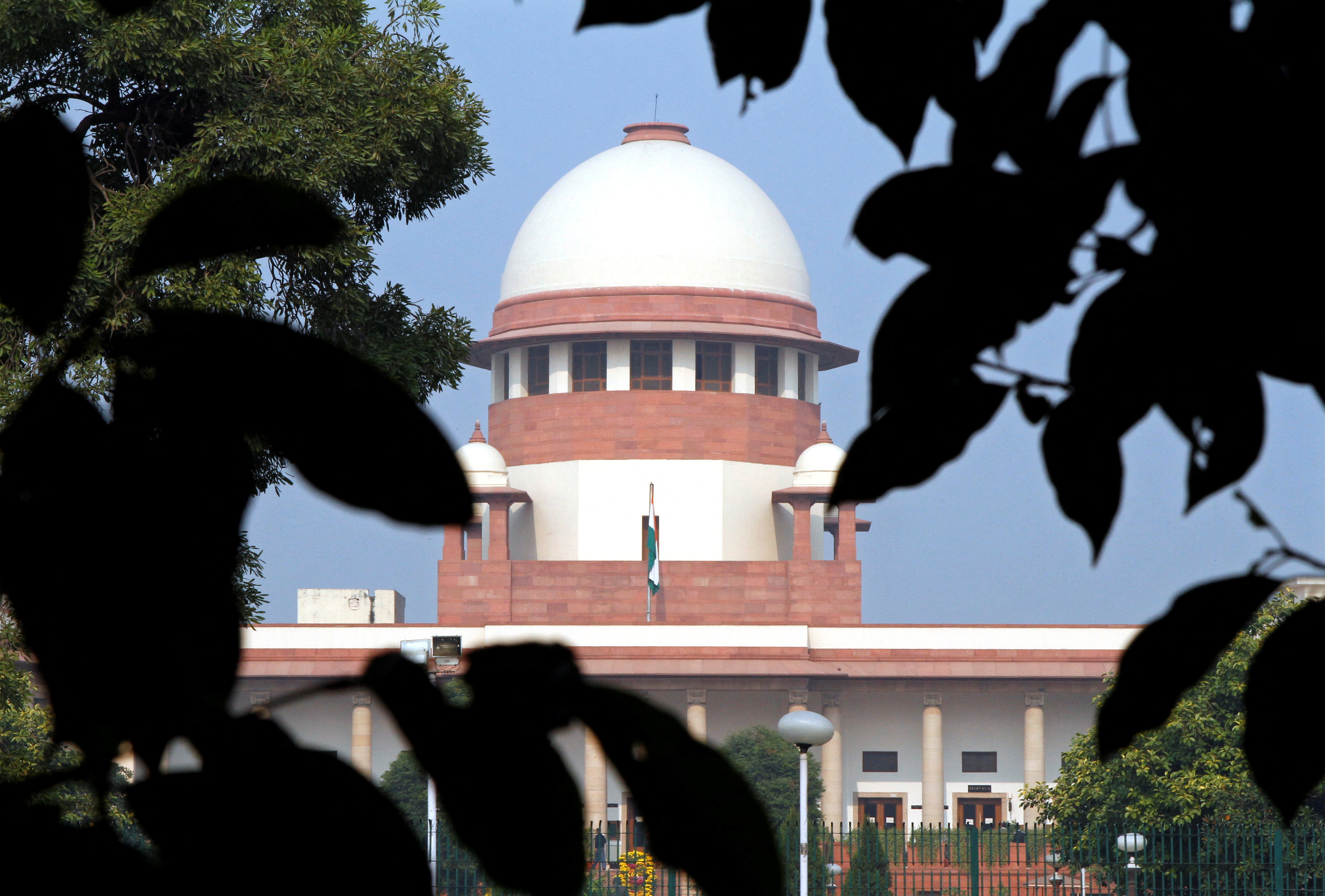 A view of the Indian Supreme Court building is seen in New Delhi