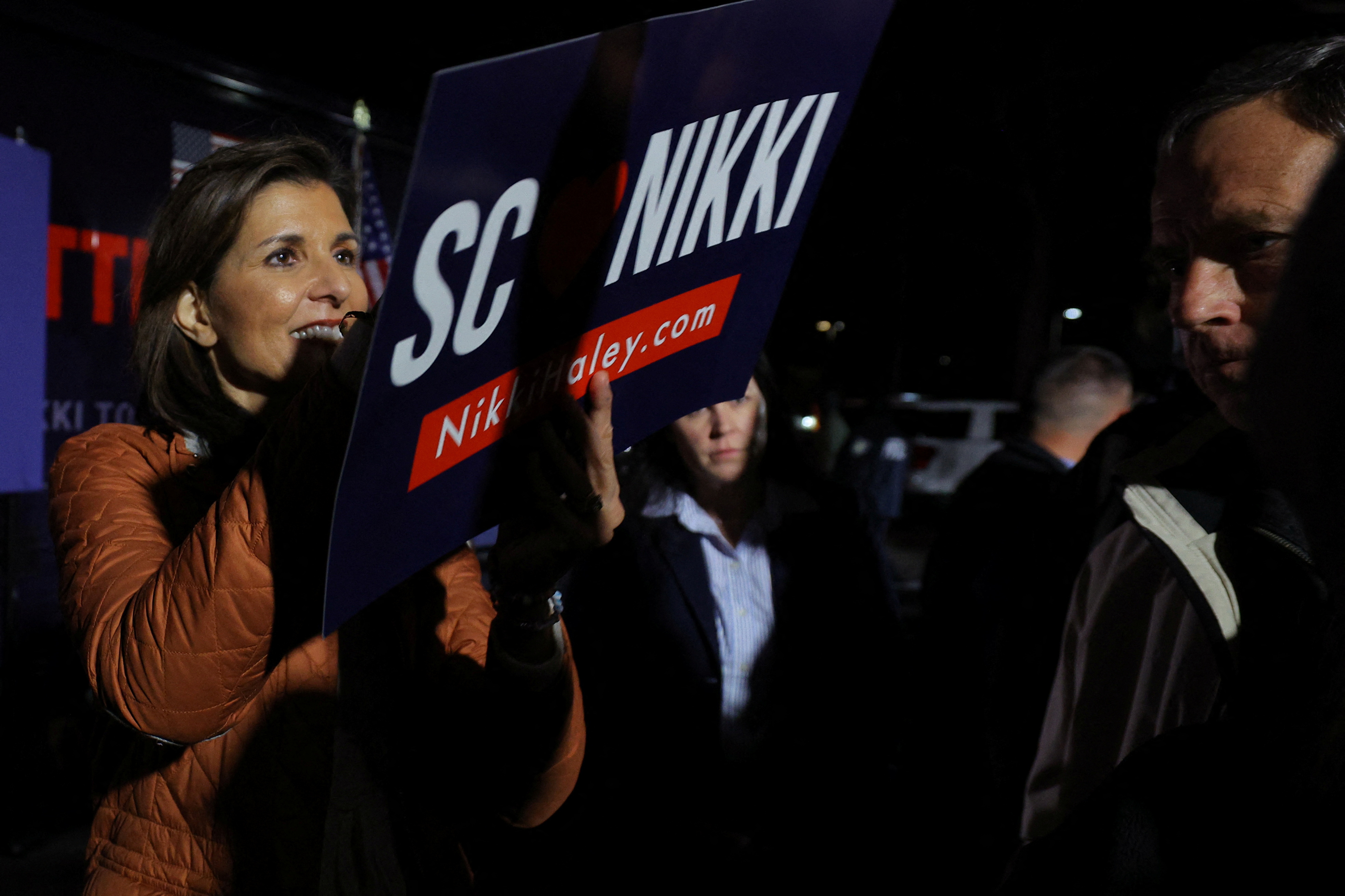 Republican presidential candidate Haley campaigns in Myrtle Beach