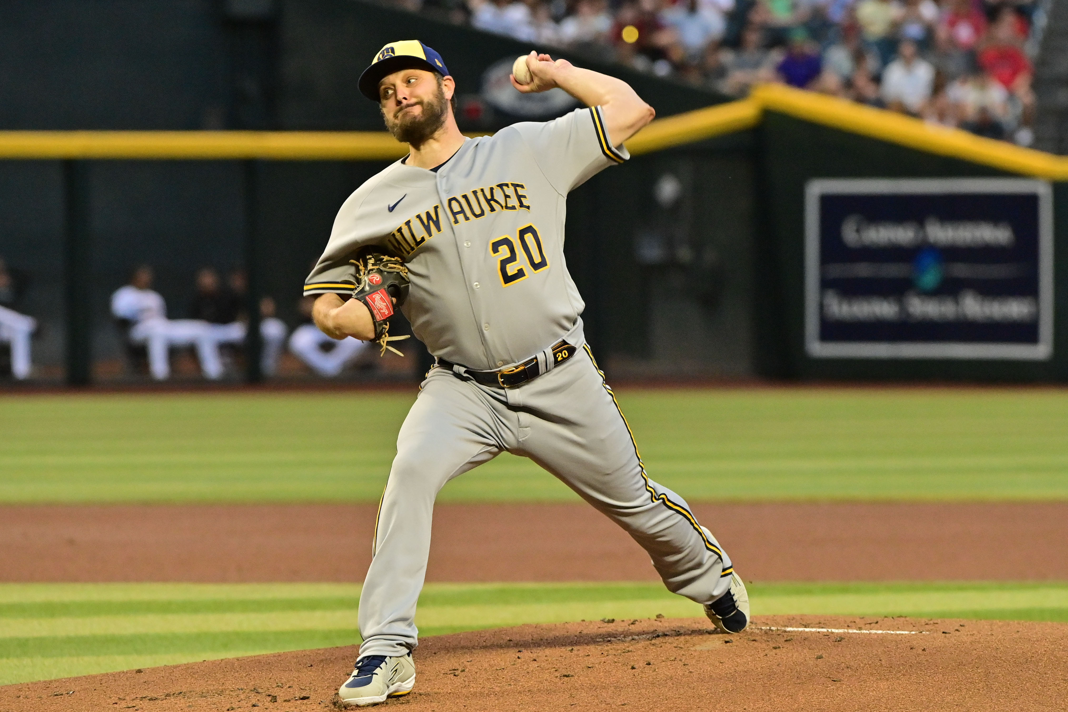 Gallen strikes out 11, Diamondbacks beat Brewers 3-0