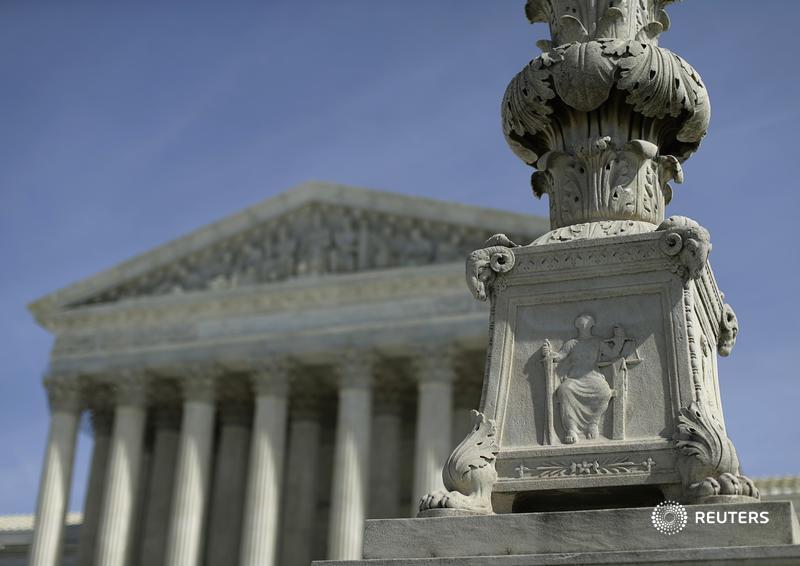 The exterior of the U.S. Supreme Court in Washington. REUTERS/Gary Cameron