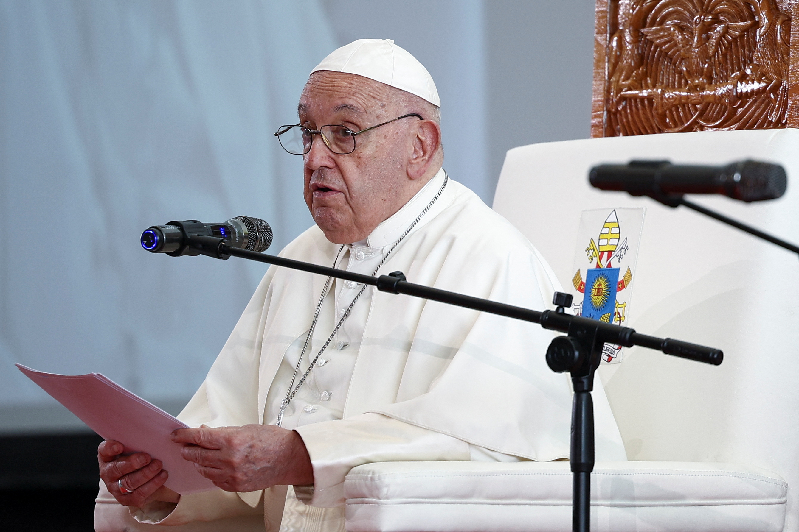 Pope Francis visits Papua New Guinea