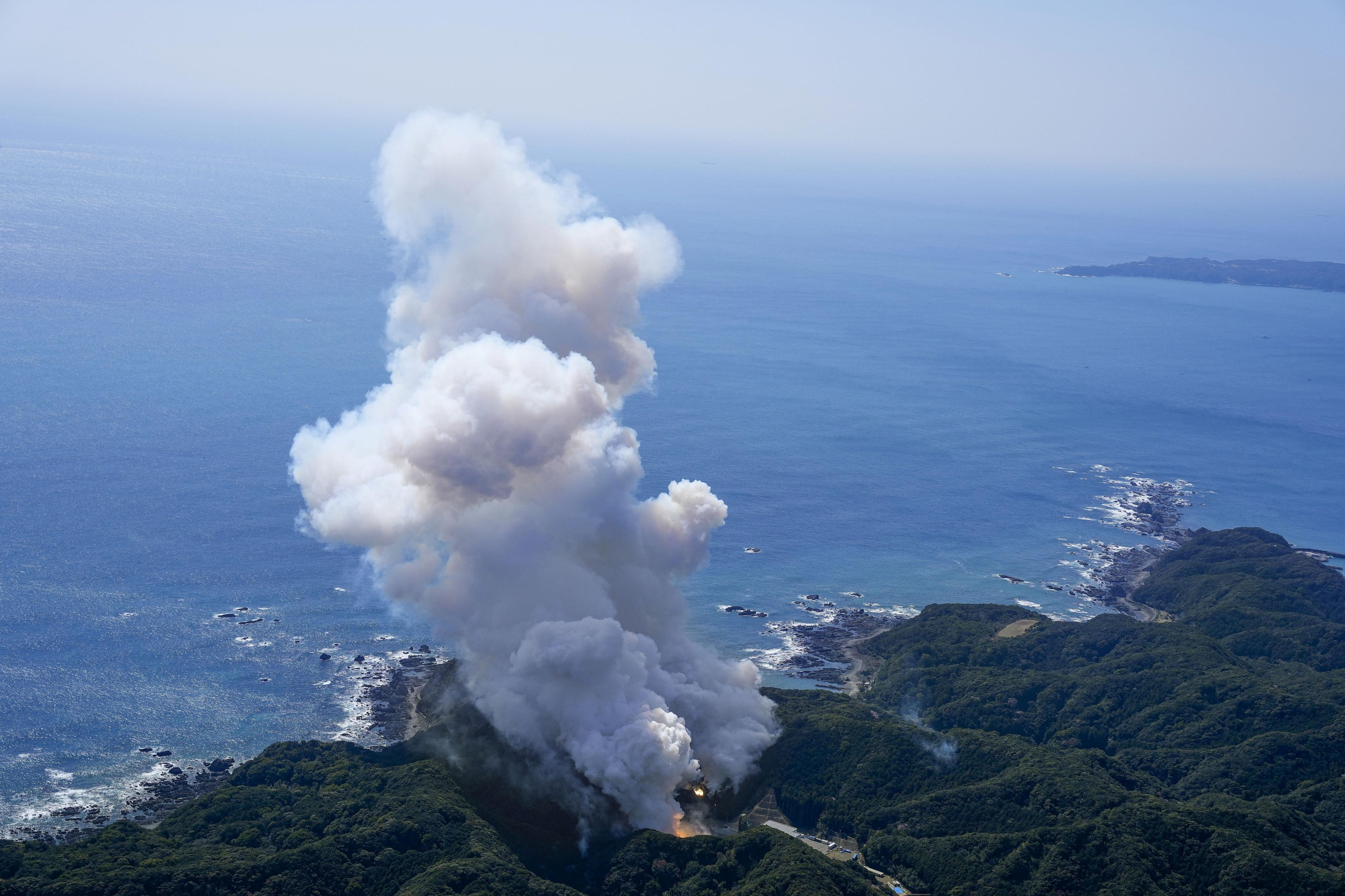 Japan's Space One's small, solid-fueled Kairos rocket exploded shortly after its inaugural launch in Kushimoto town, Wakayama prefecture
