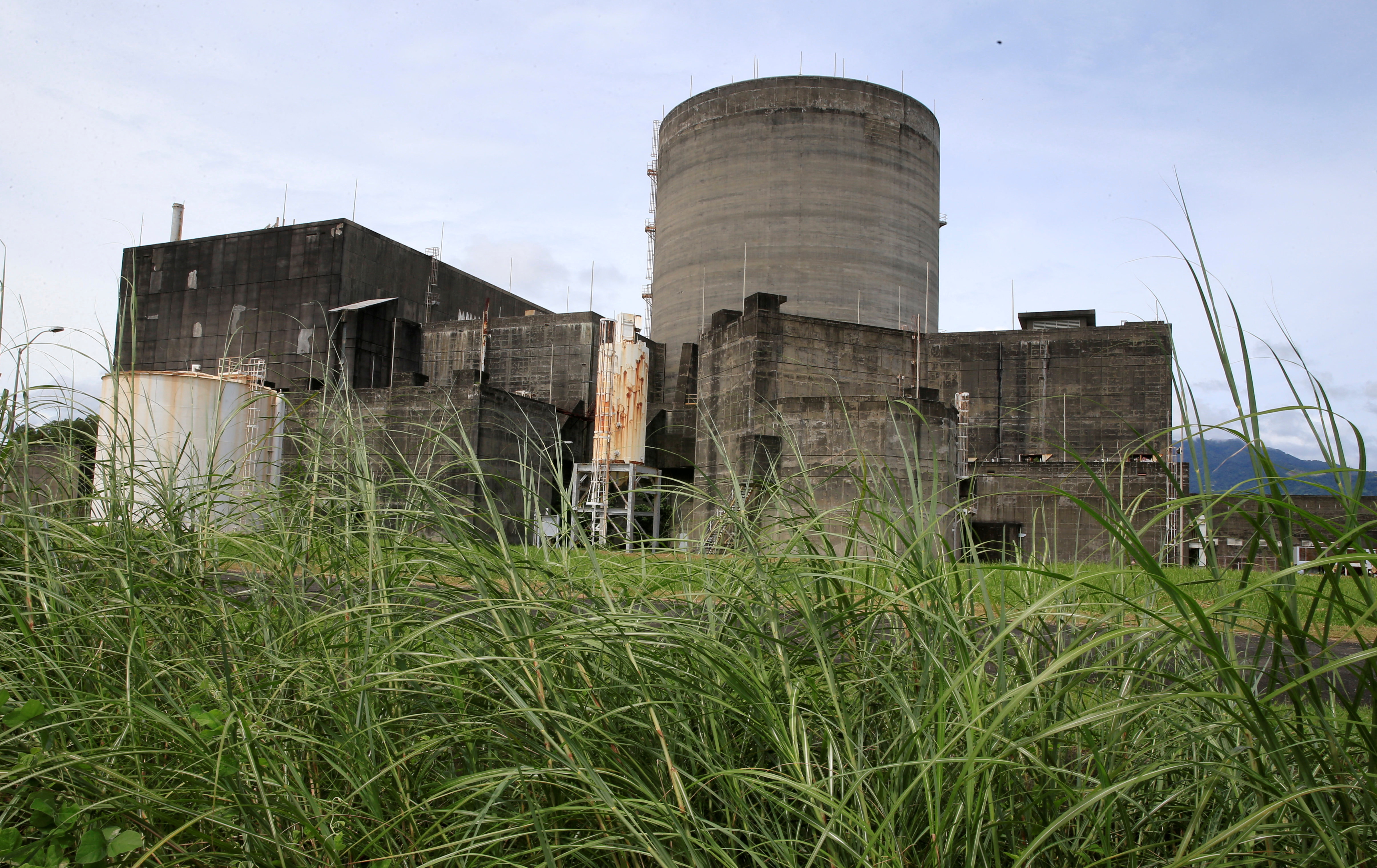 The Bataan Nuclear Power Plant is seen during a media tour around the BNPP compound in Morong town, Bataan province, Philippines