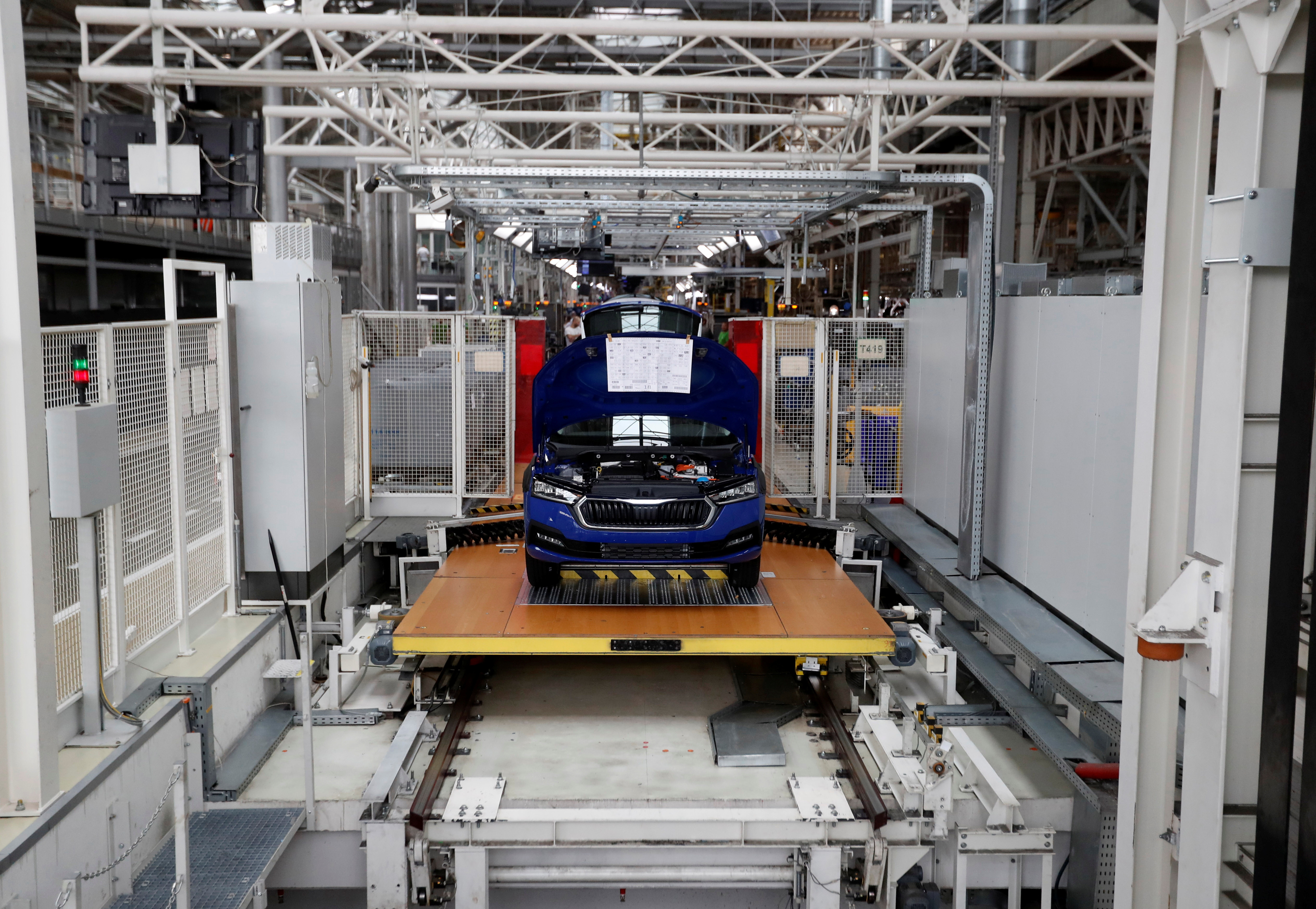 Skoda Auto carmaker launches production of MEB battery systems in Mlada Boleslav